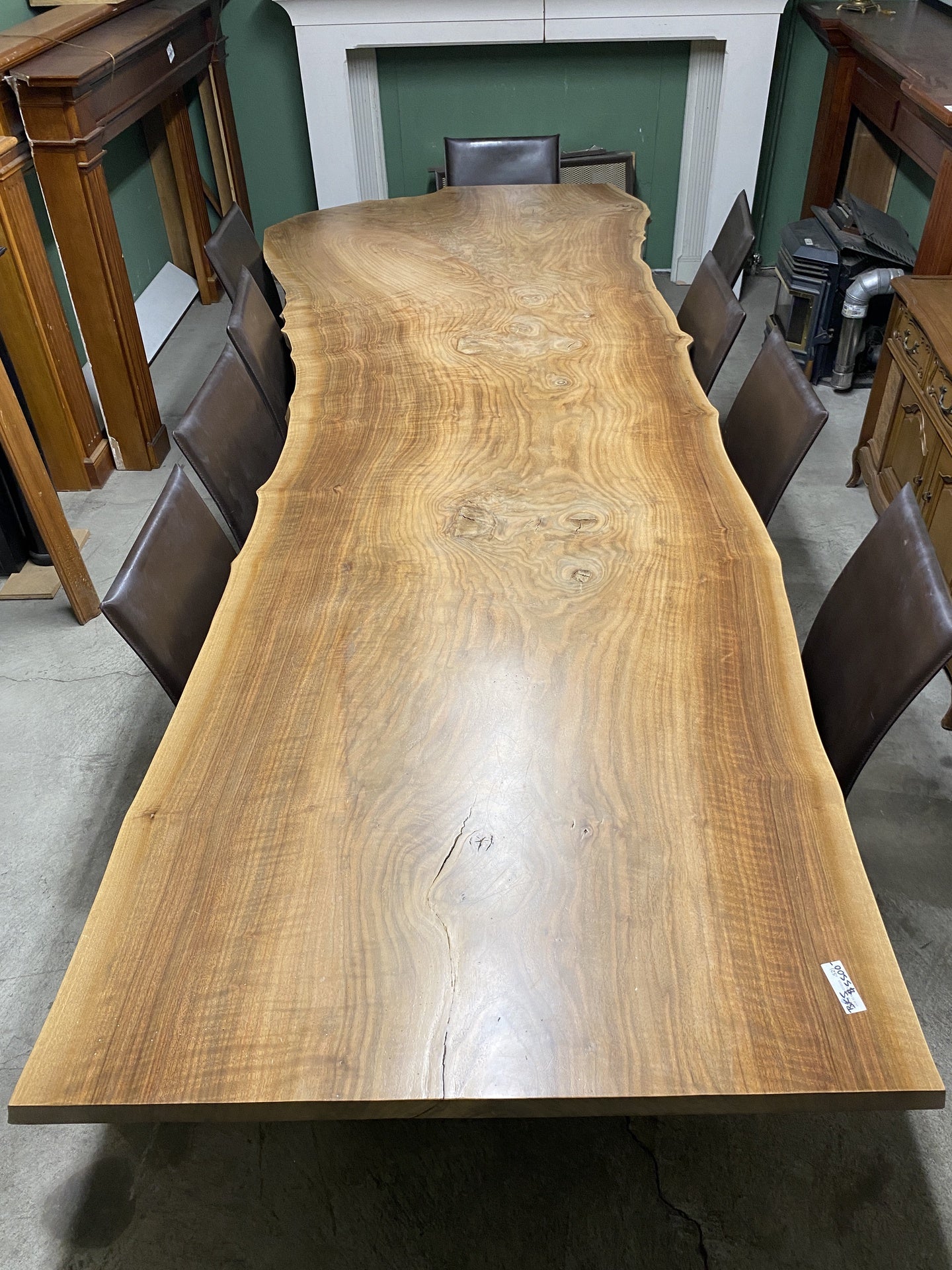 Handcrafted Solid Wood Slab Table BK5