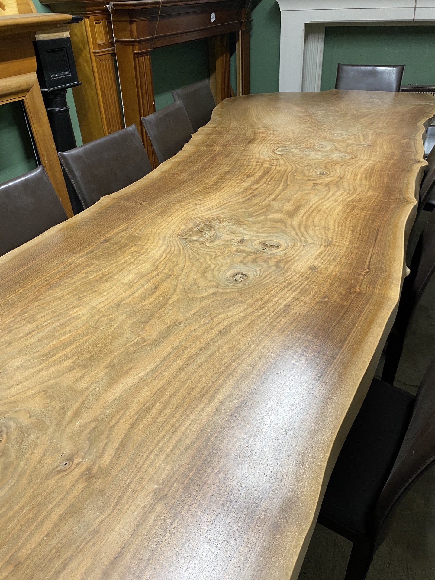 Handcrafted Solid Wood Slab Table BK5