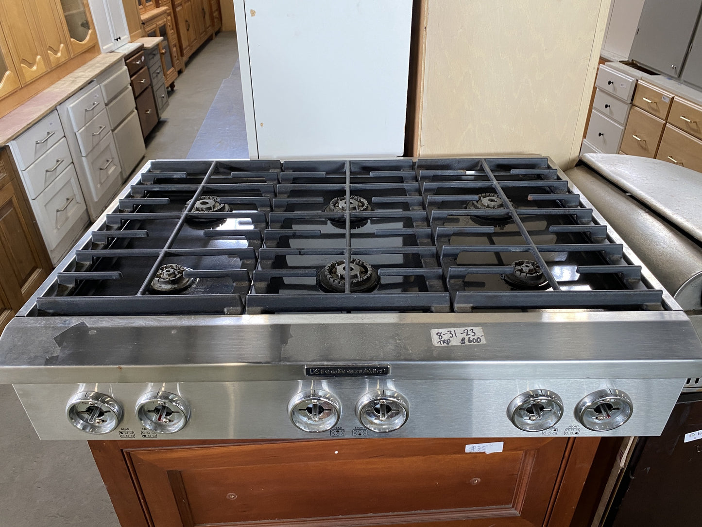Kitchen Aid 6 Burner Gas Cooktop TRP