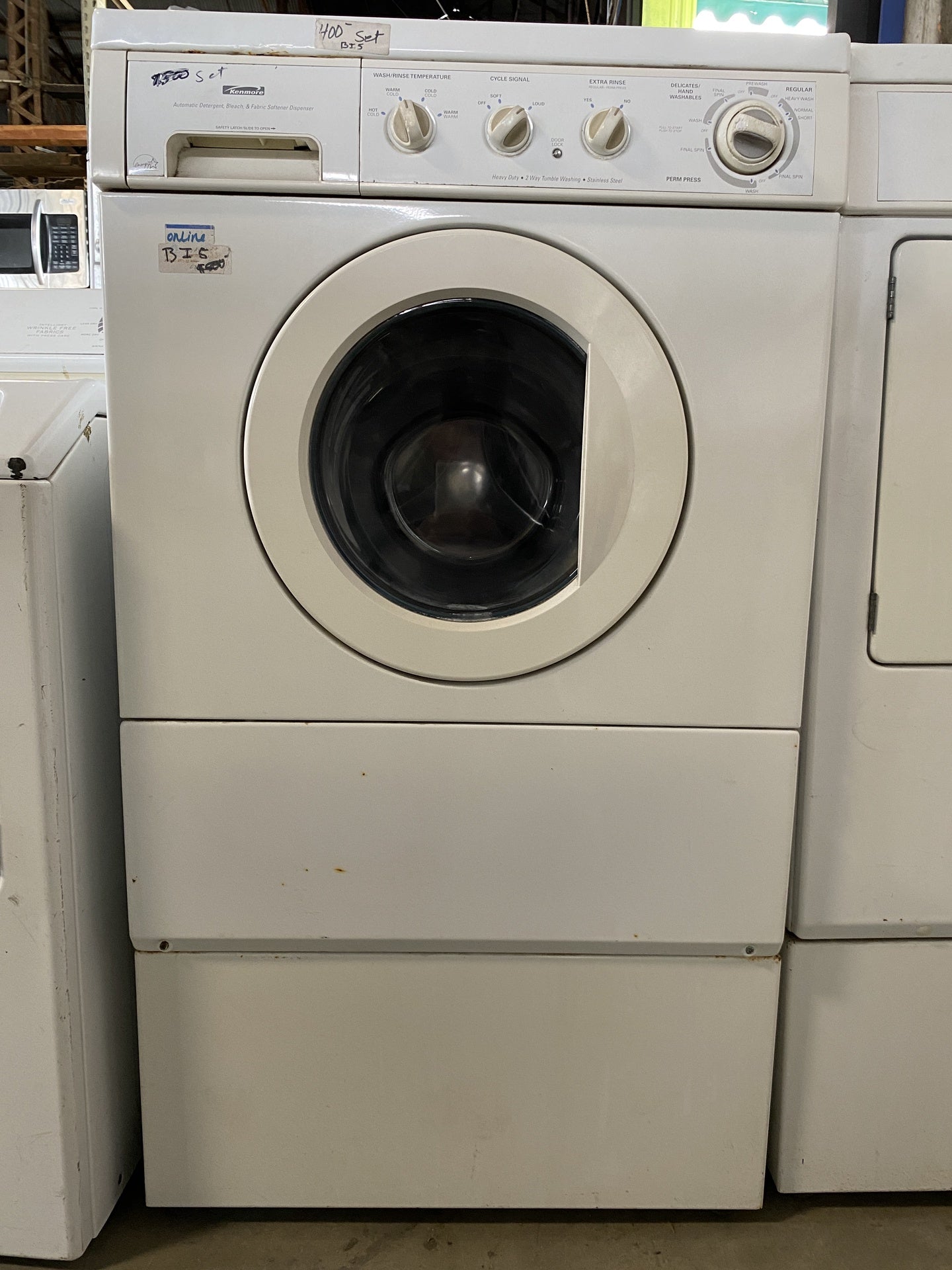 Kenmore Washer Dryer Set BI5