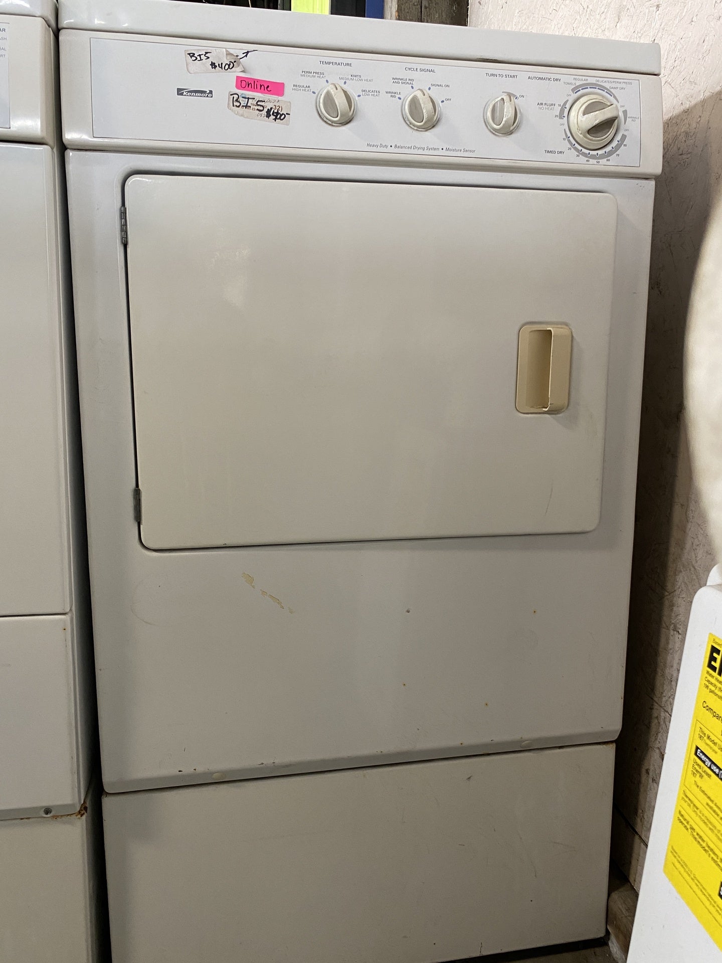Kenmore Washer Dryer Set BI5