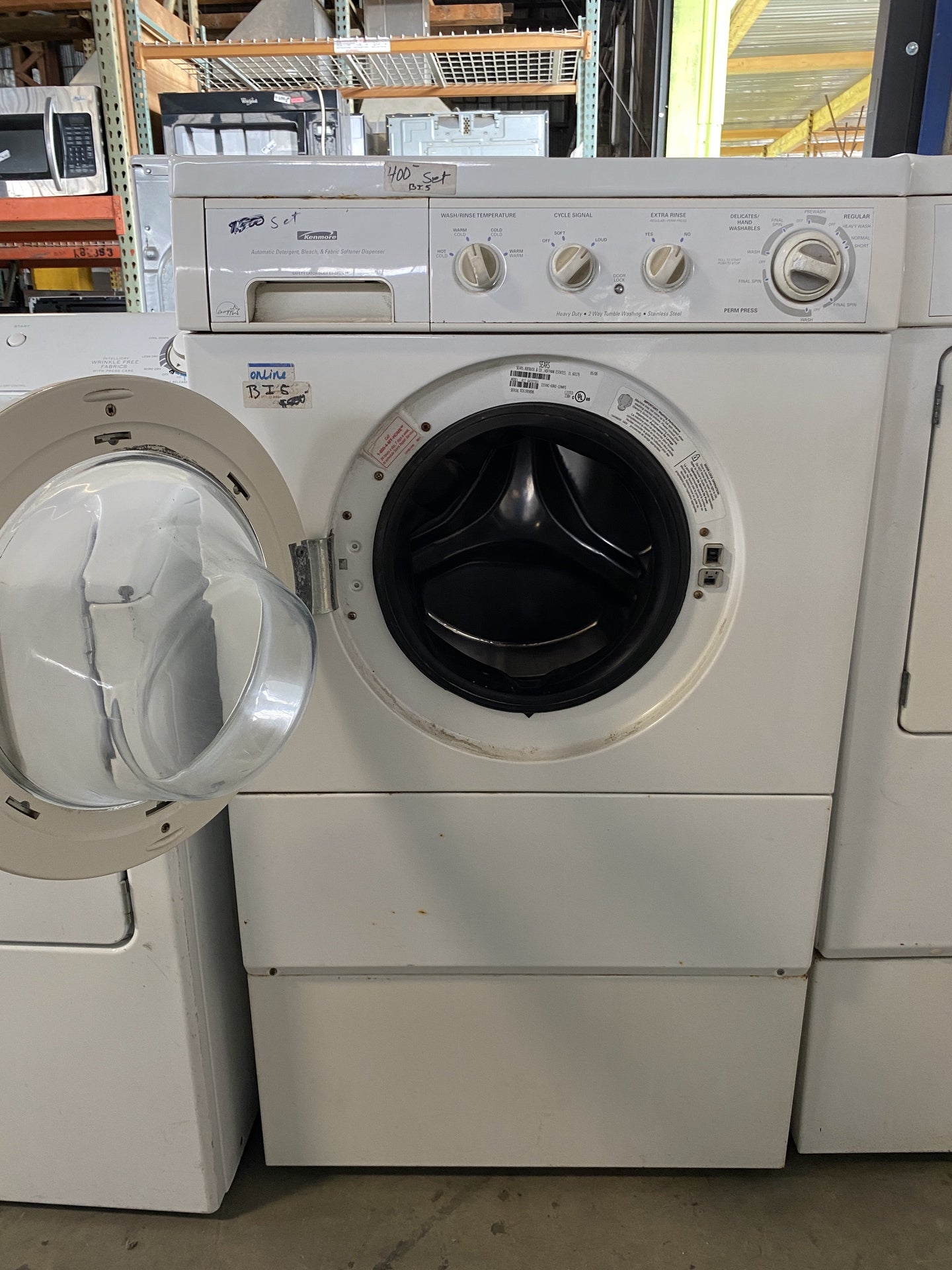 Kenmore Washer Dryer Set BI5