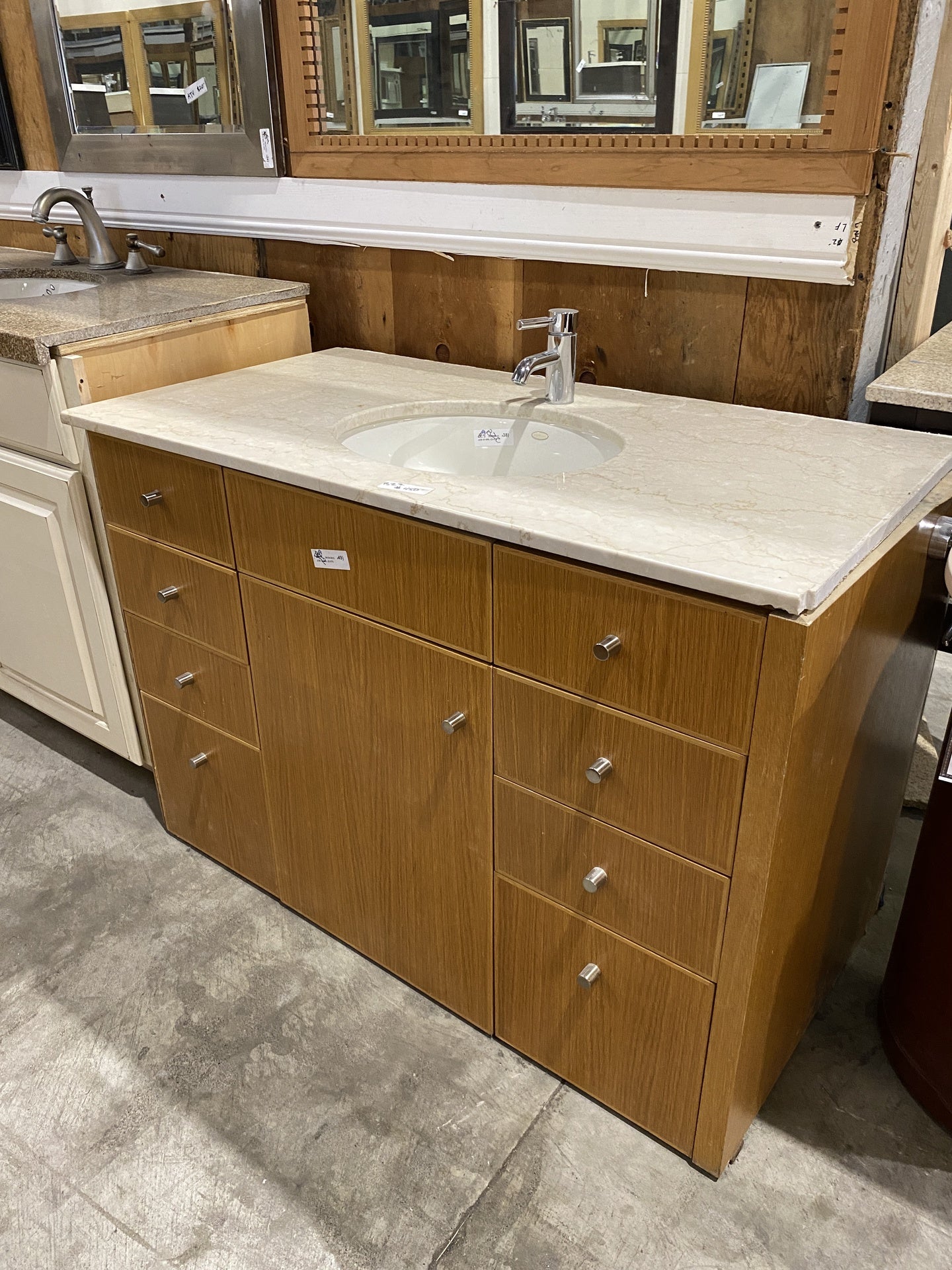 Brown Bathroom Vanity BZ2