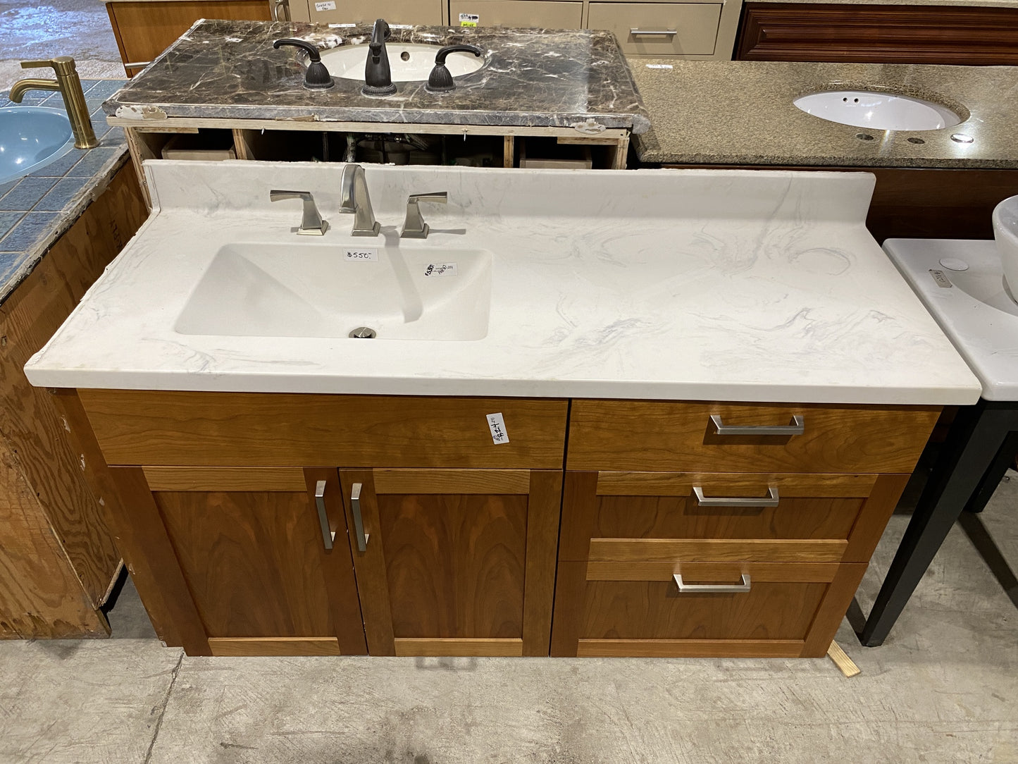 Wooden Bathroom Vanity BZ4