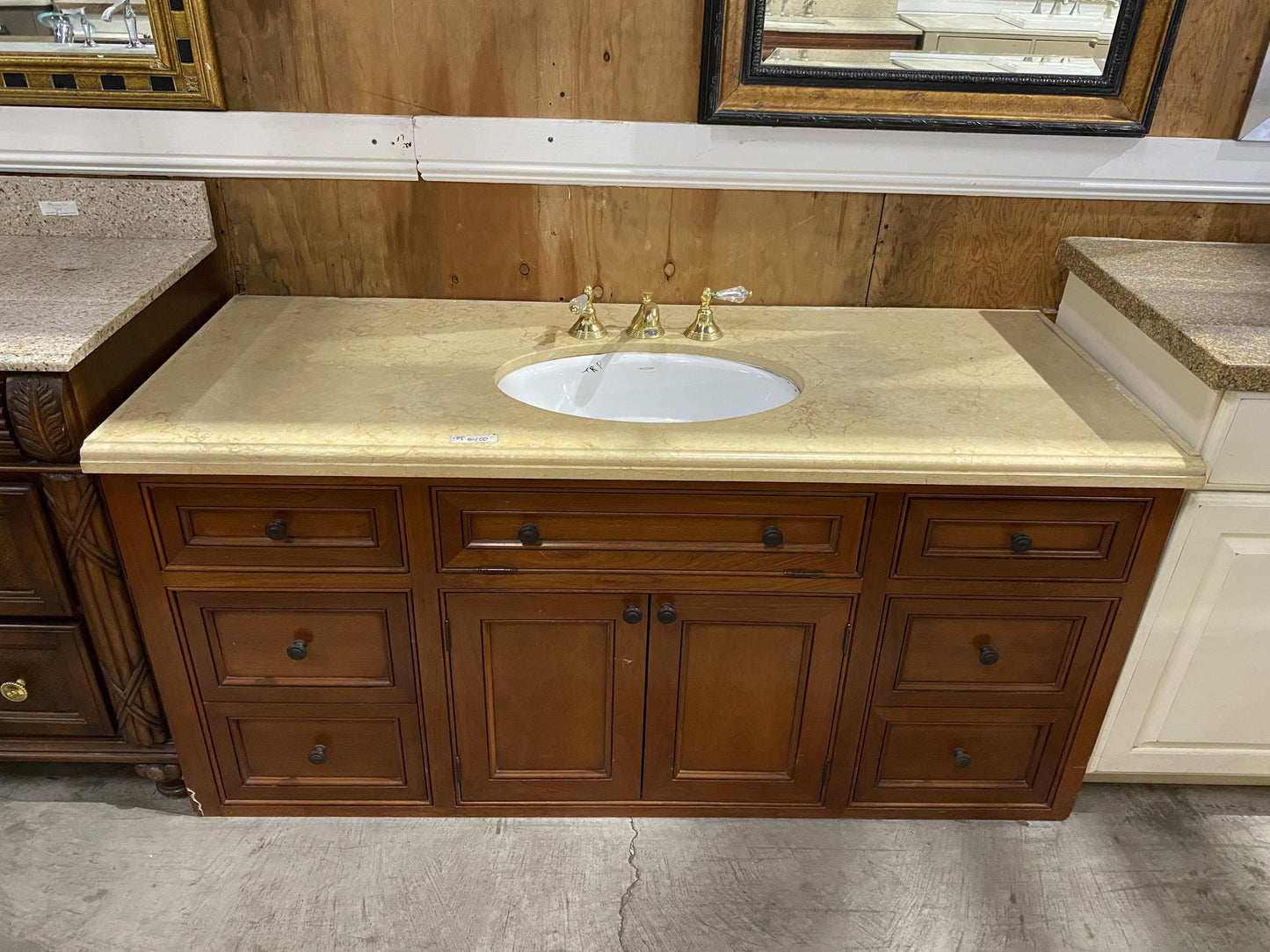 Wide Bathroom Vanity TRP