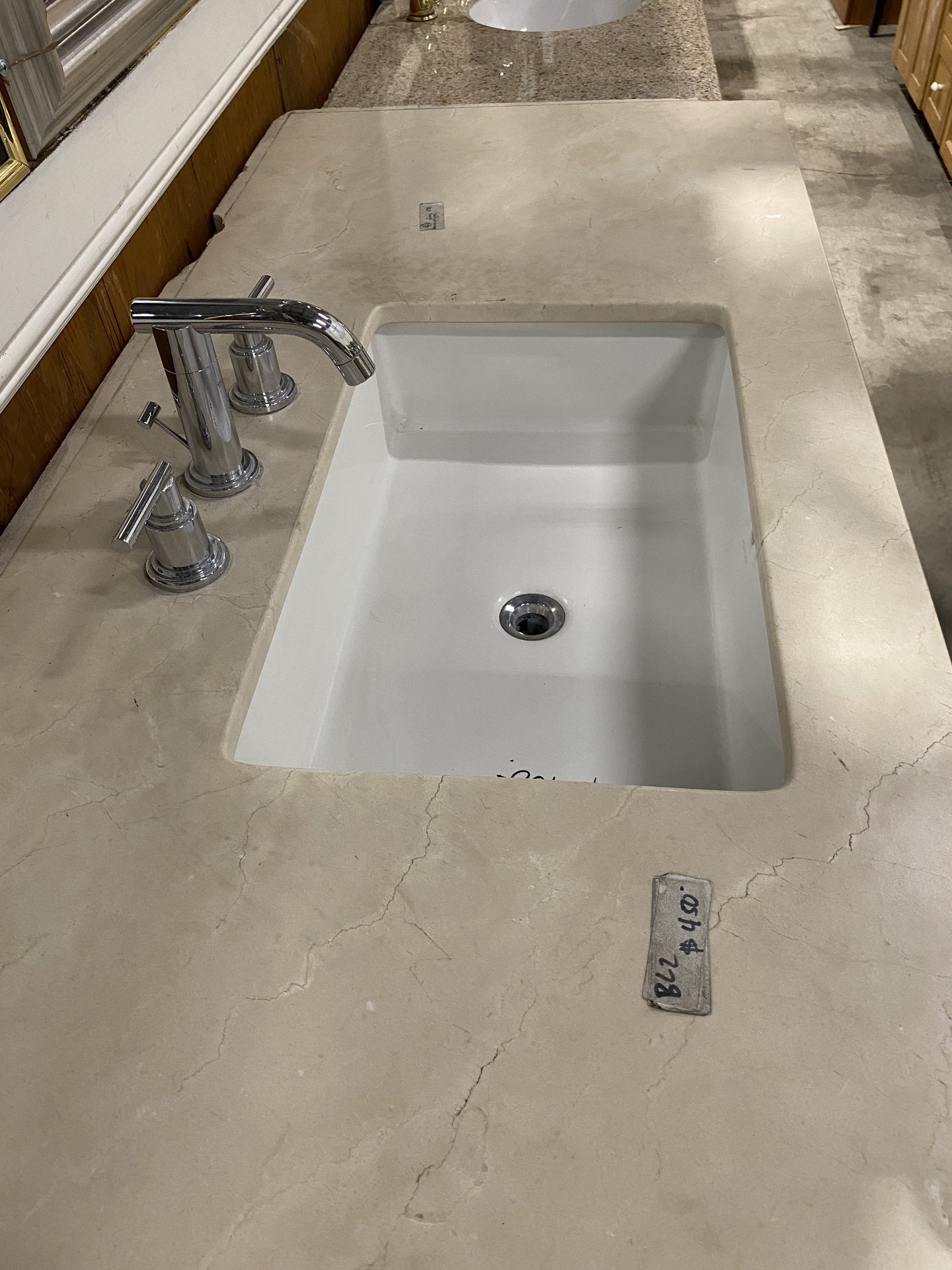 Brown Wooden Bathroom Vanity BL2