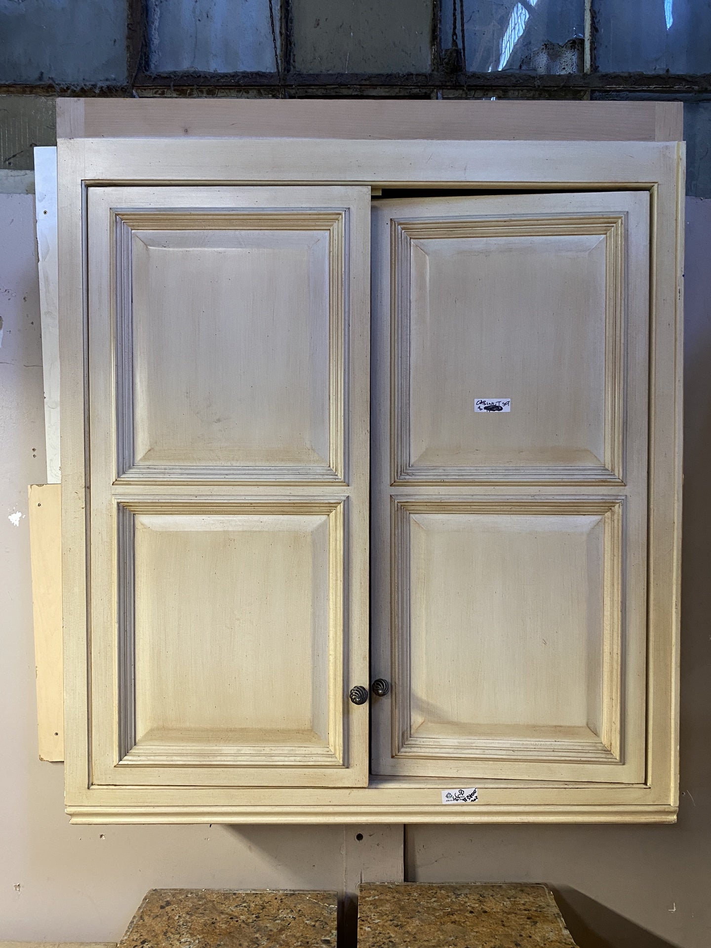 Cream Colored Cabinet Set BY3