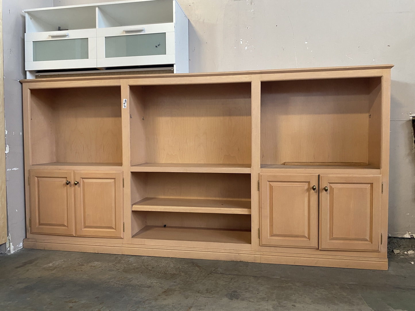 Peach Colored Wooden Cabinet BX3