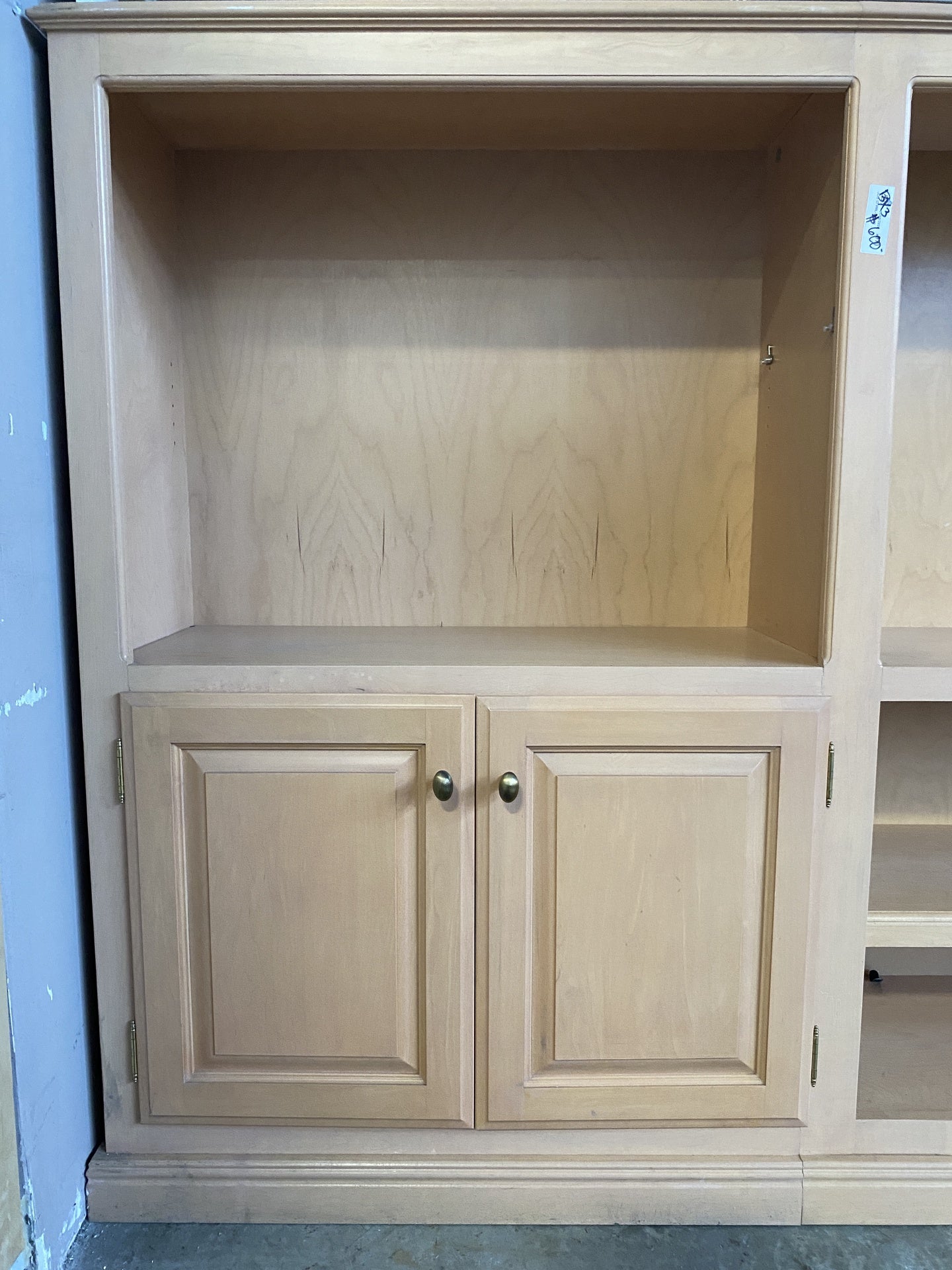 Peach Colored Wooden Cabinet BX3