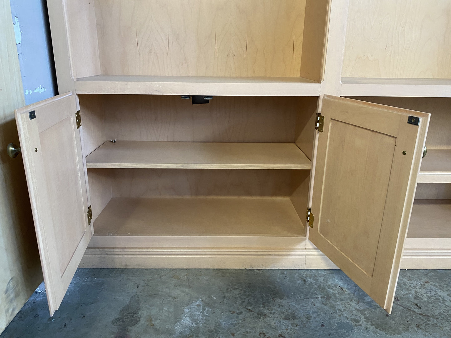 Peach Colored Wooden Cabinet BX3