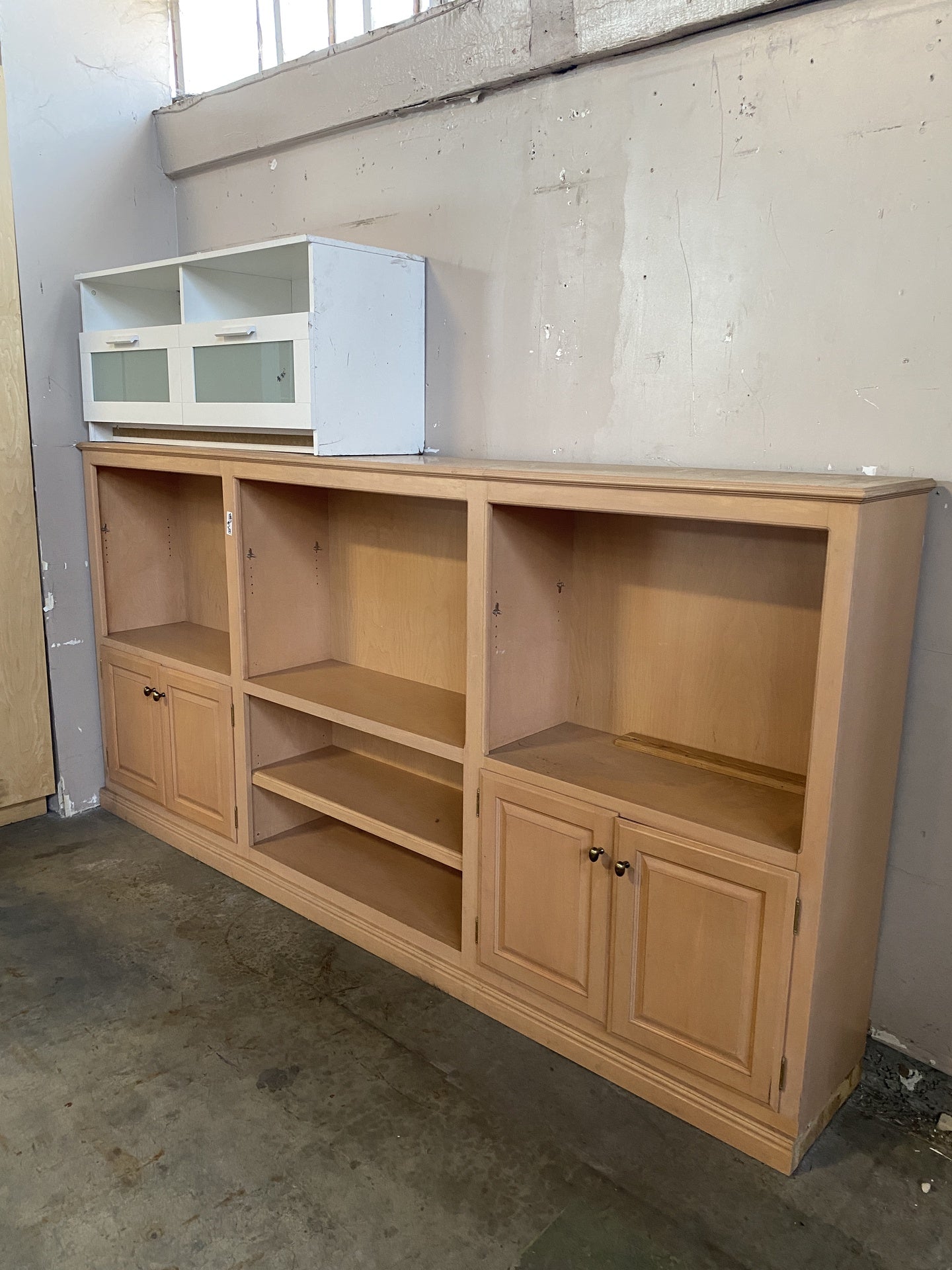 Peach Colored Wooden Cabinet BX3