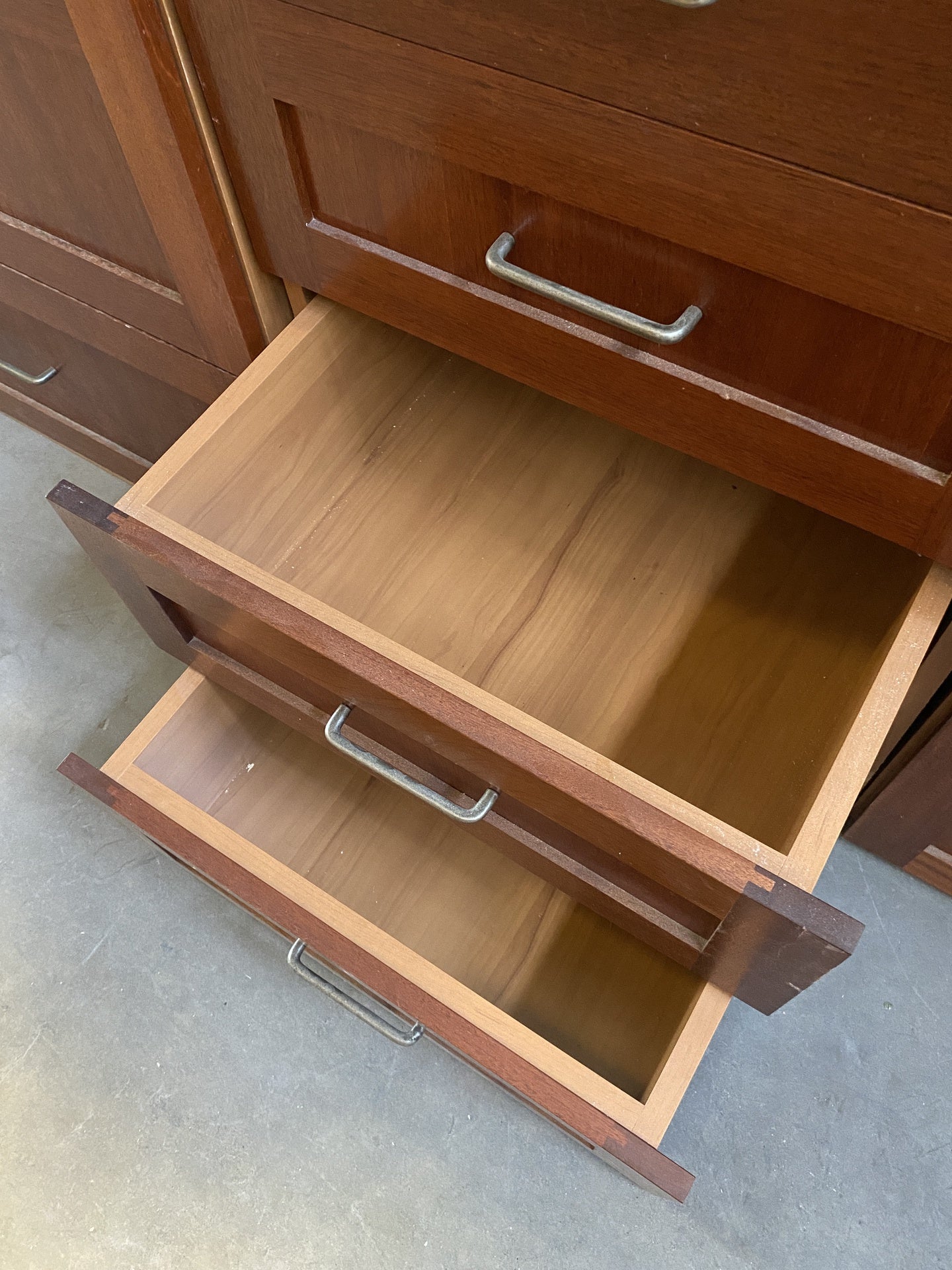 Brown Wooden Cabinet Set CA3