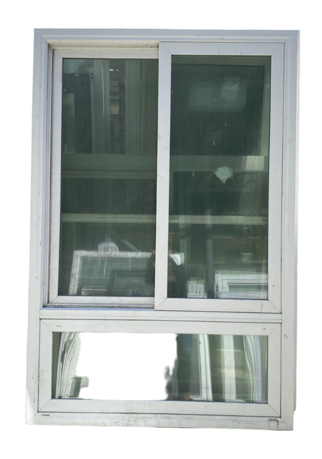 3 Panel White Vinyl Window TRP