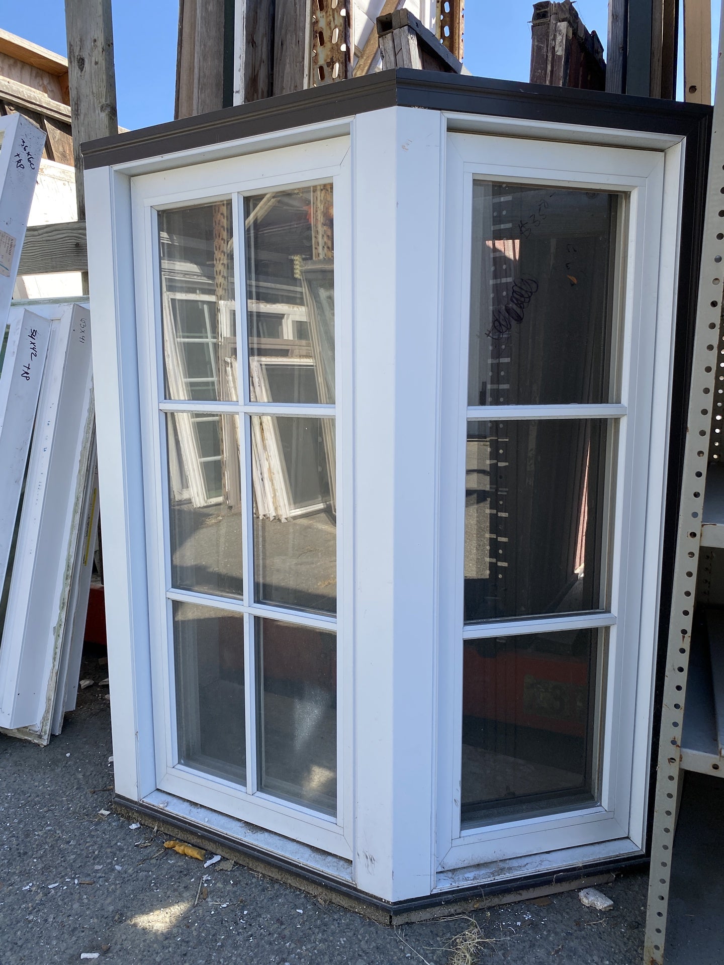 White Clad Wood Bay Window TRP