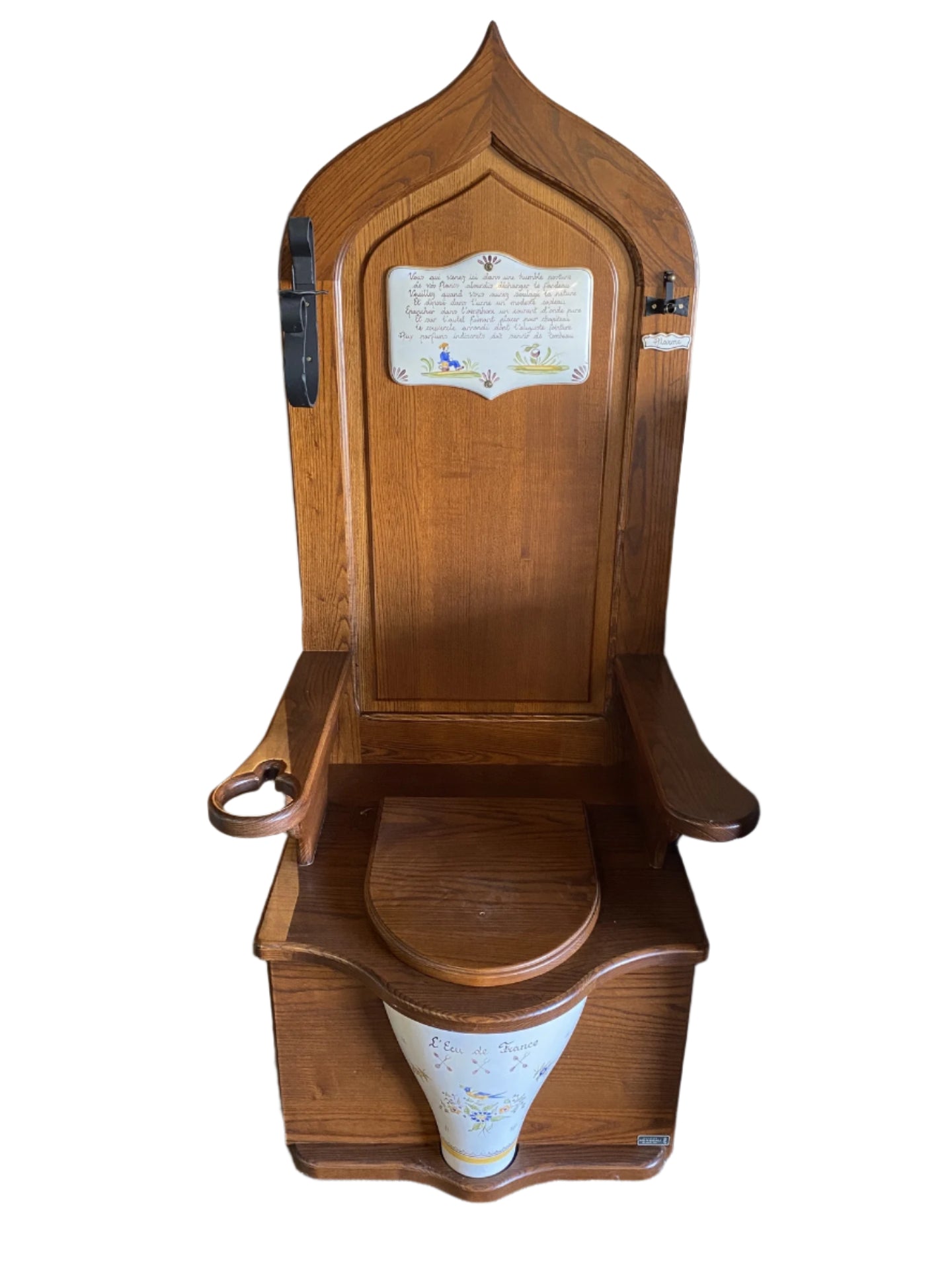 FB/CL Herbeau Dagobert Wooden Toilet Throne TRP