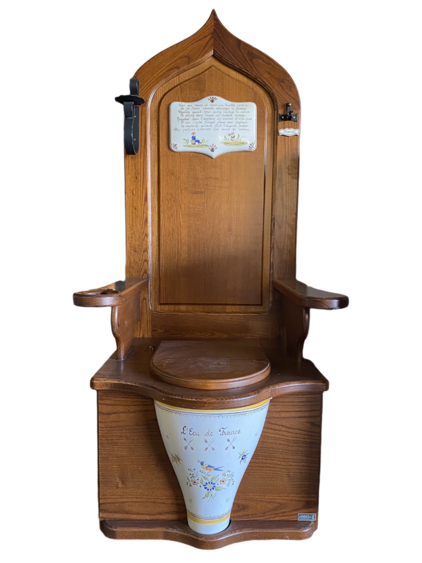 FB/CL Herbeau Dagobert Wooden Toilet Throne TRP