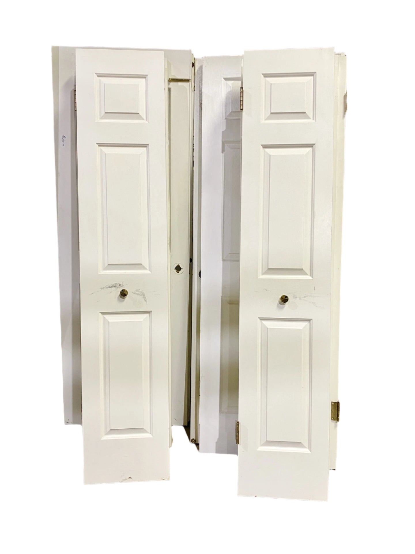 Folding Cream Paneled Door TRP