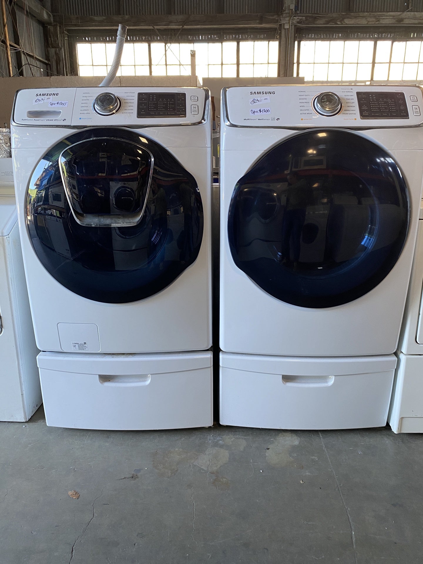 Samsung Washer Dryer Set CE4