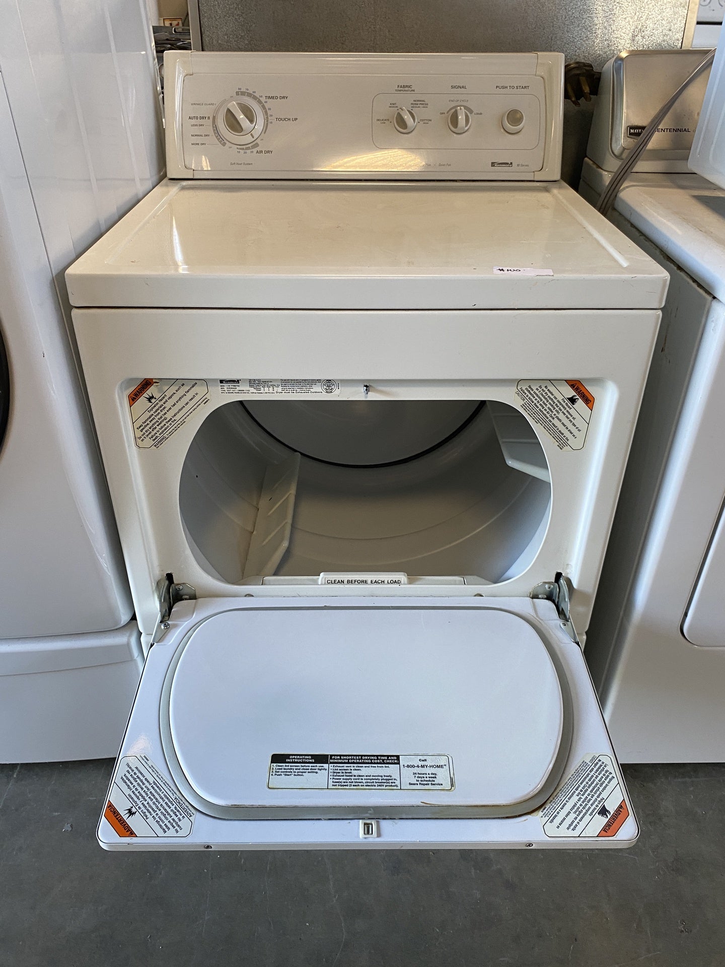Kenmore Dryer 90 Series TRP