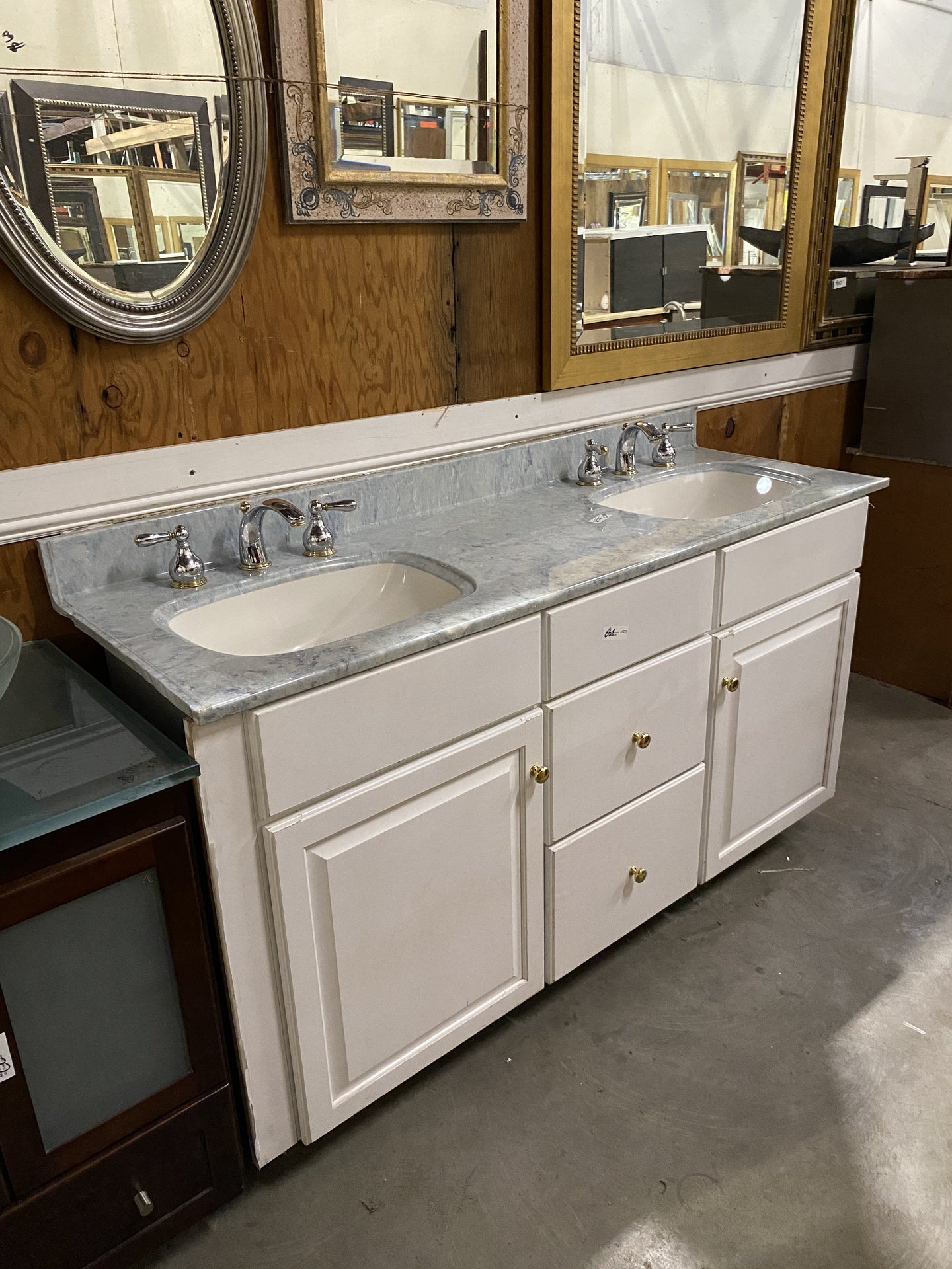 Vanity Blue Stone Countertop CD8