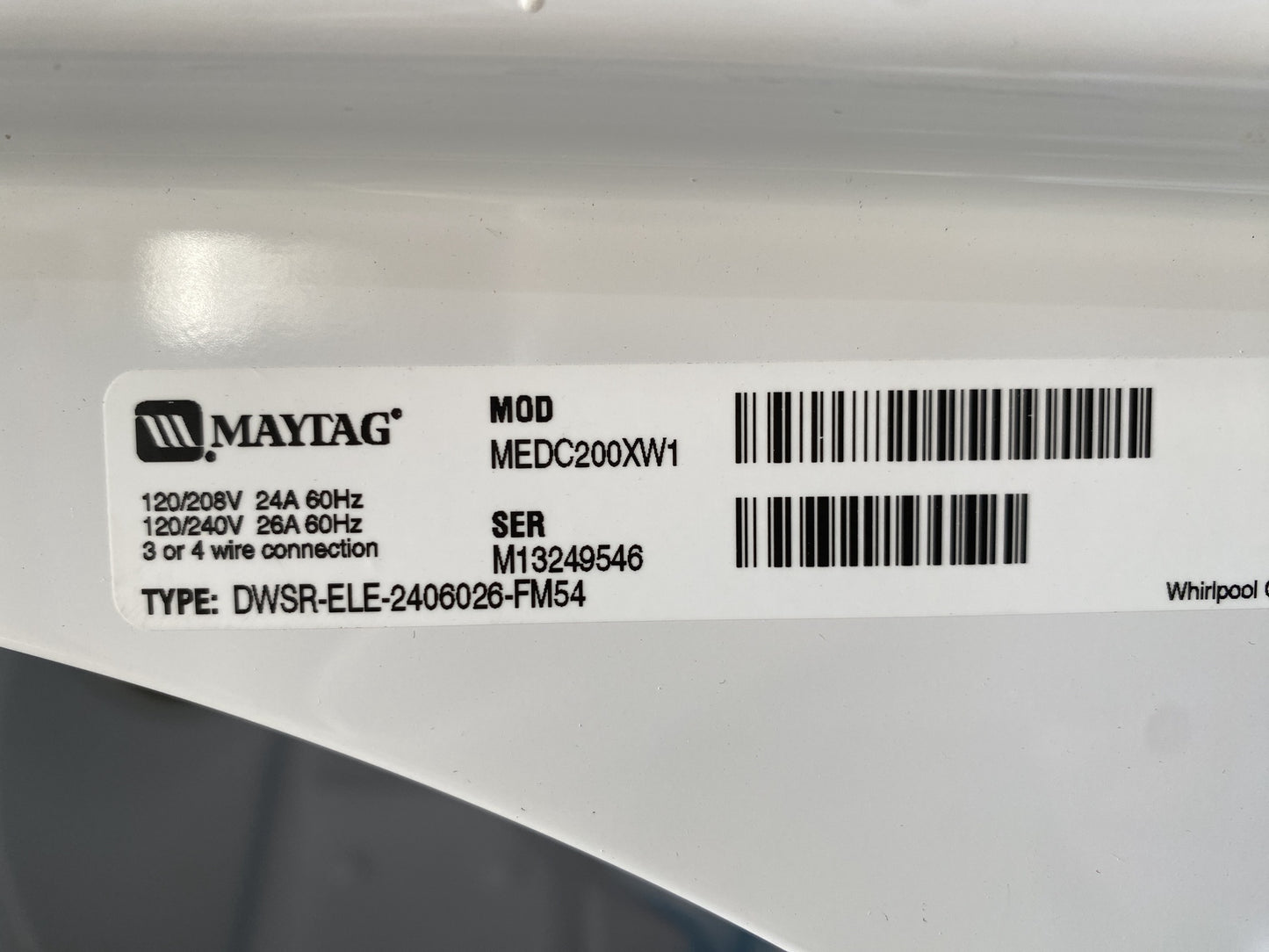 Maytag Centennial Dryer TRP