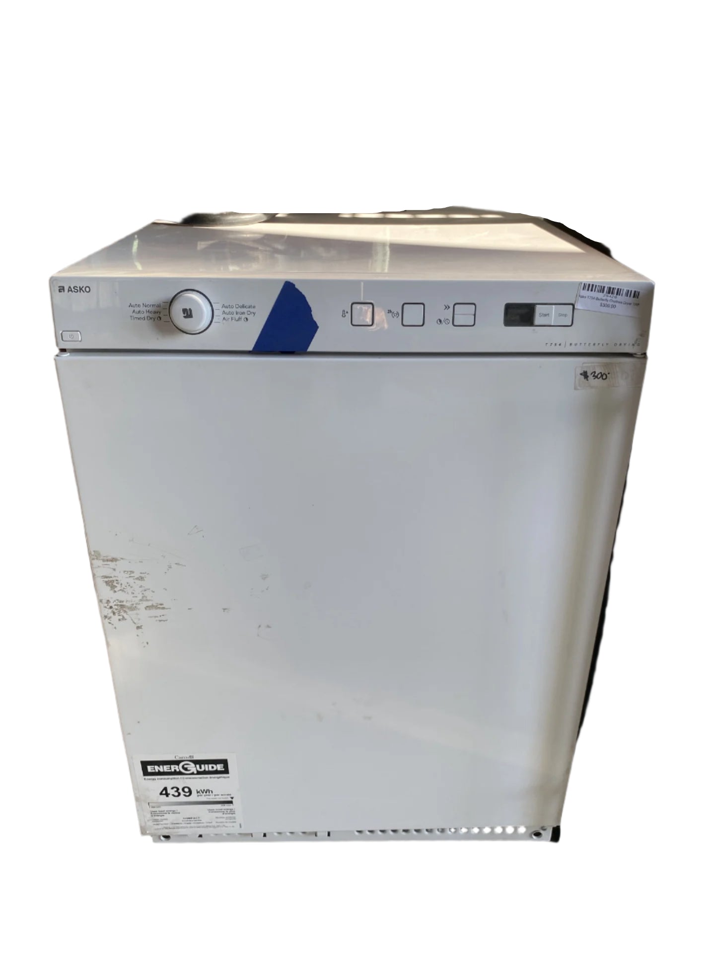 Asko T754 Butterfly Chothes Dryer TRP