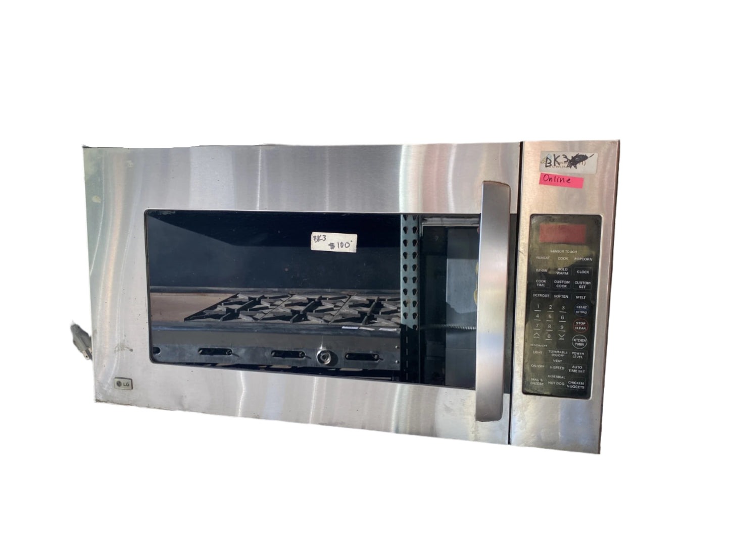 LG Silver Microwave BK3