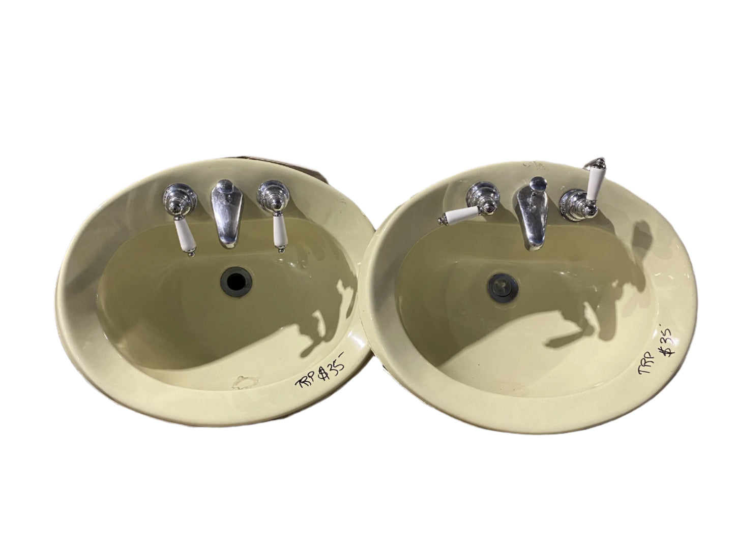 Yellow Vintage Sink TRP