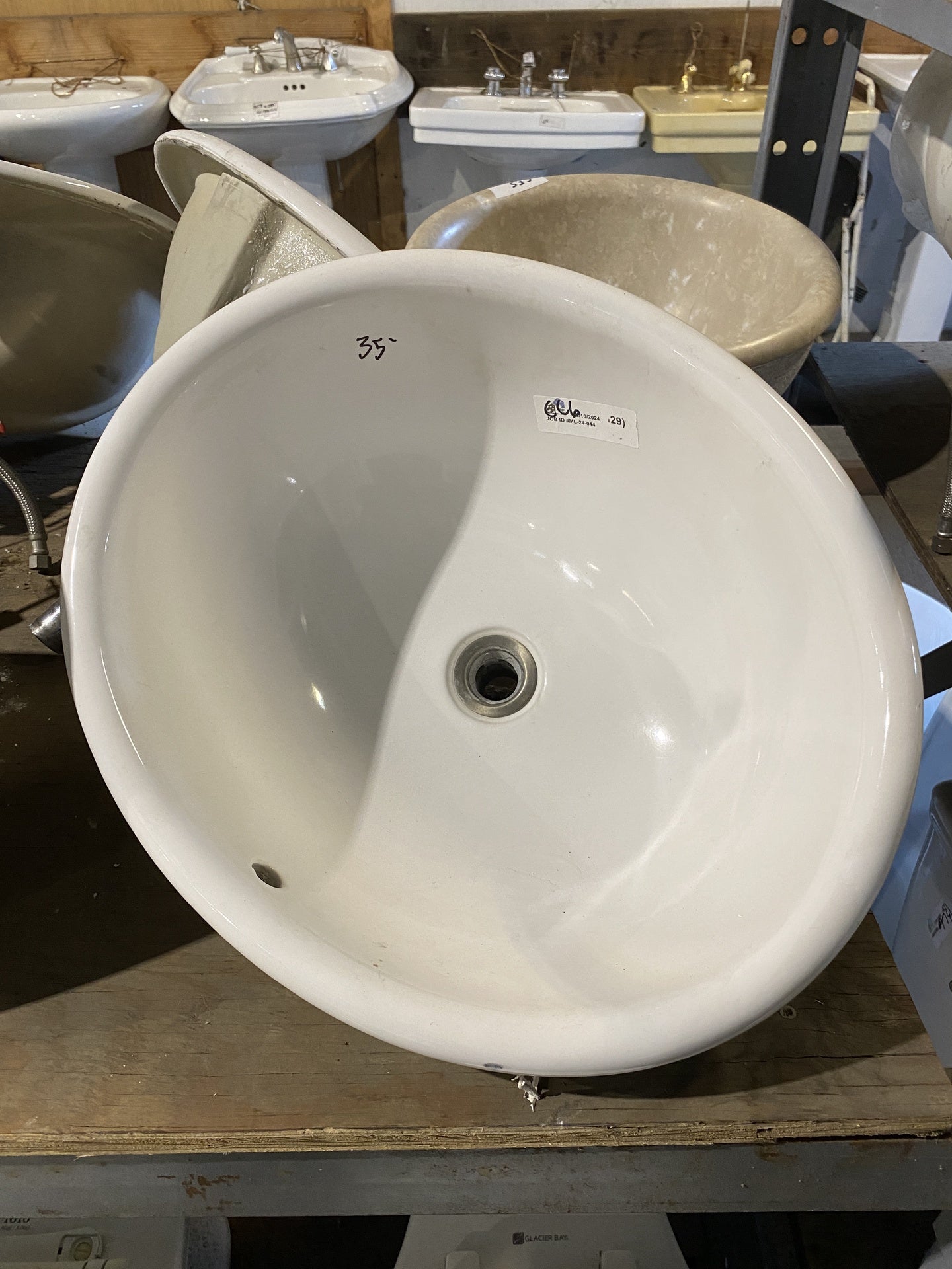 Oval Sink Basin CC6