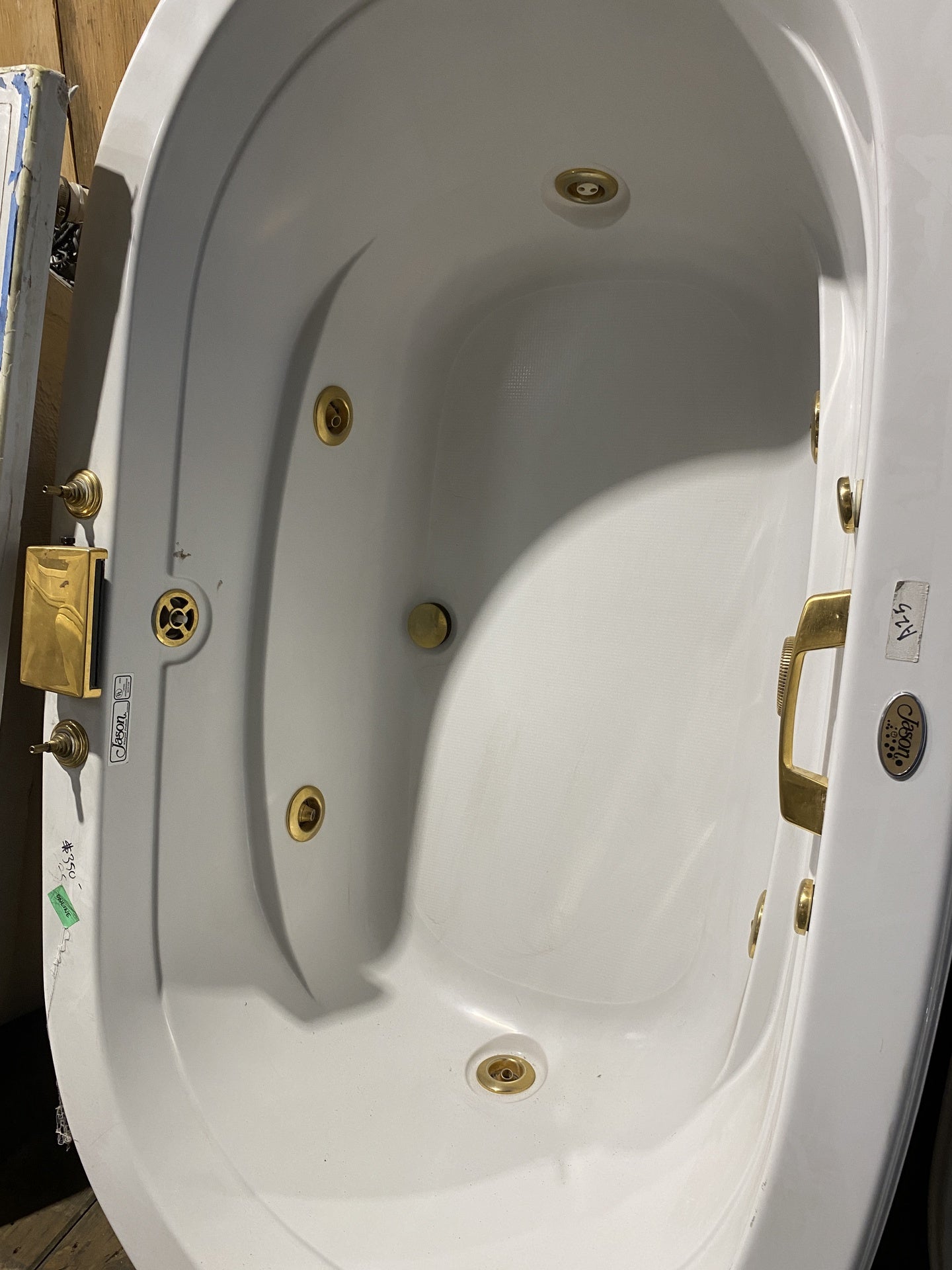 Jason Whirlpool Gold Bathtub AZ5
