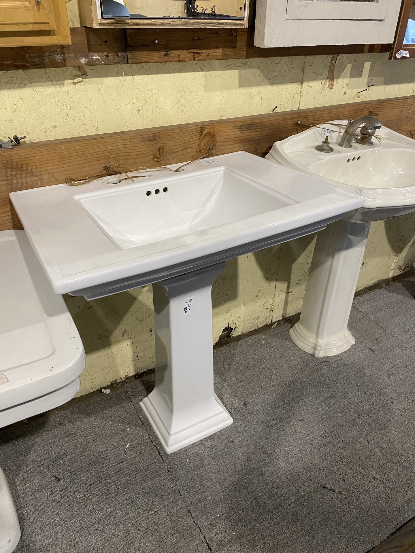 Kohler Rectangular Pedestal Sink CC1