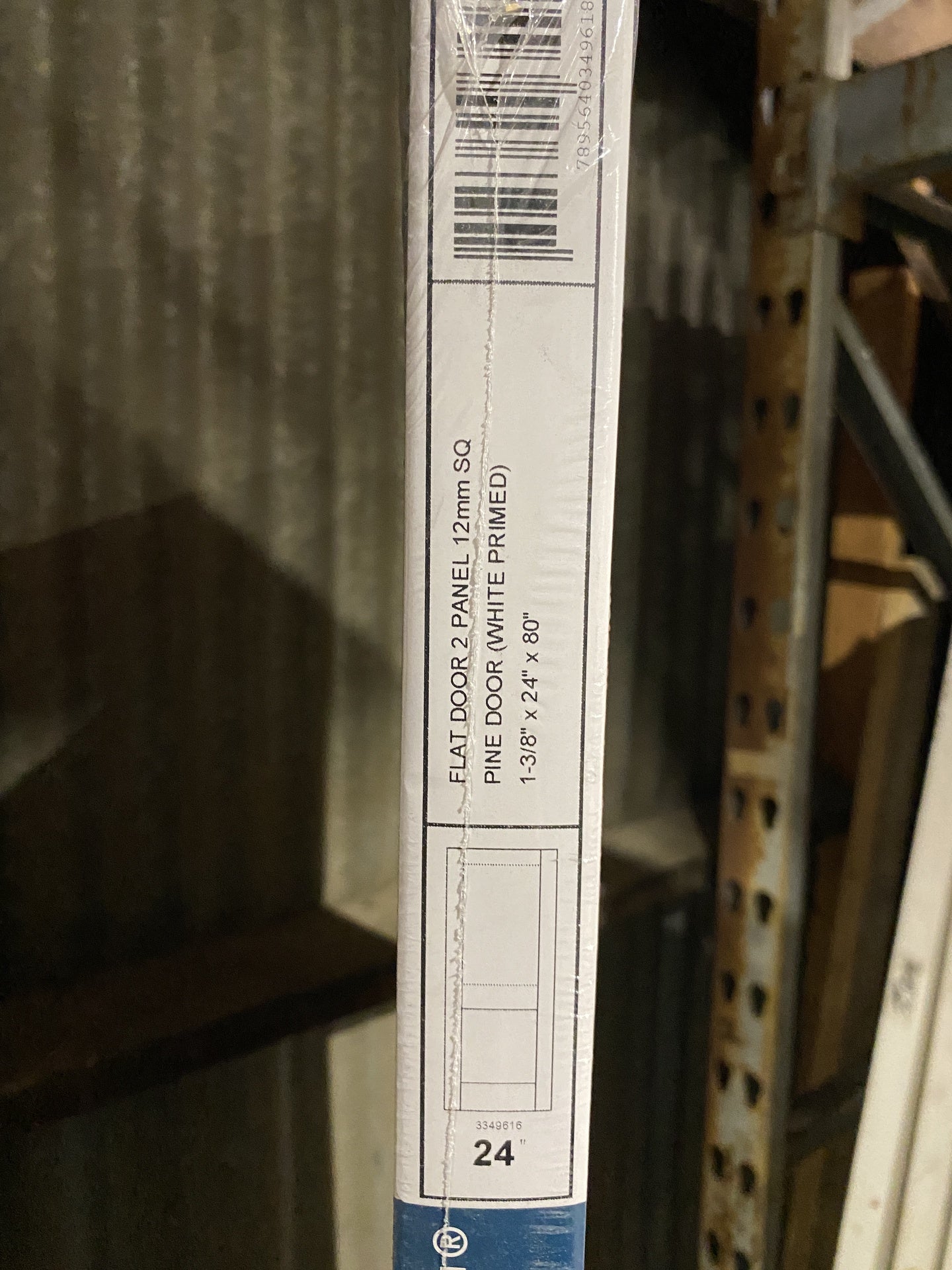 Frameport Slab Pine Door 24in LOW
