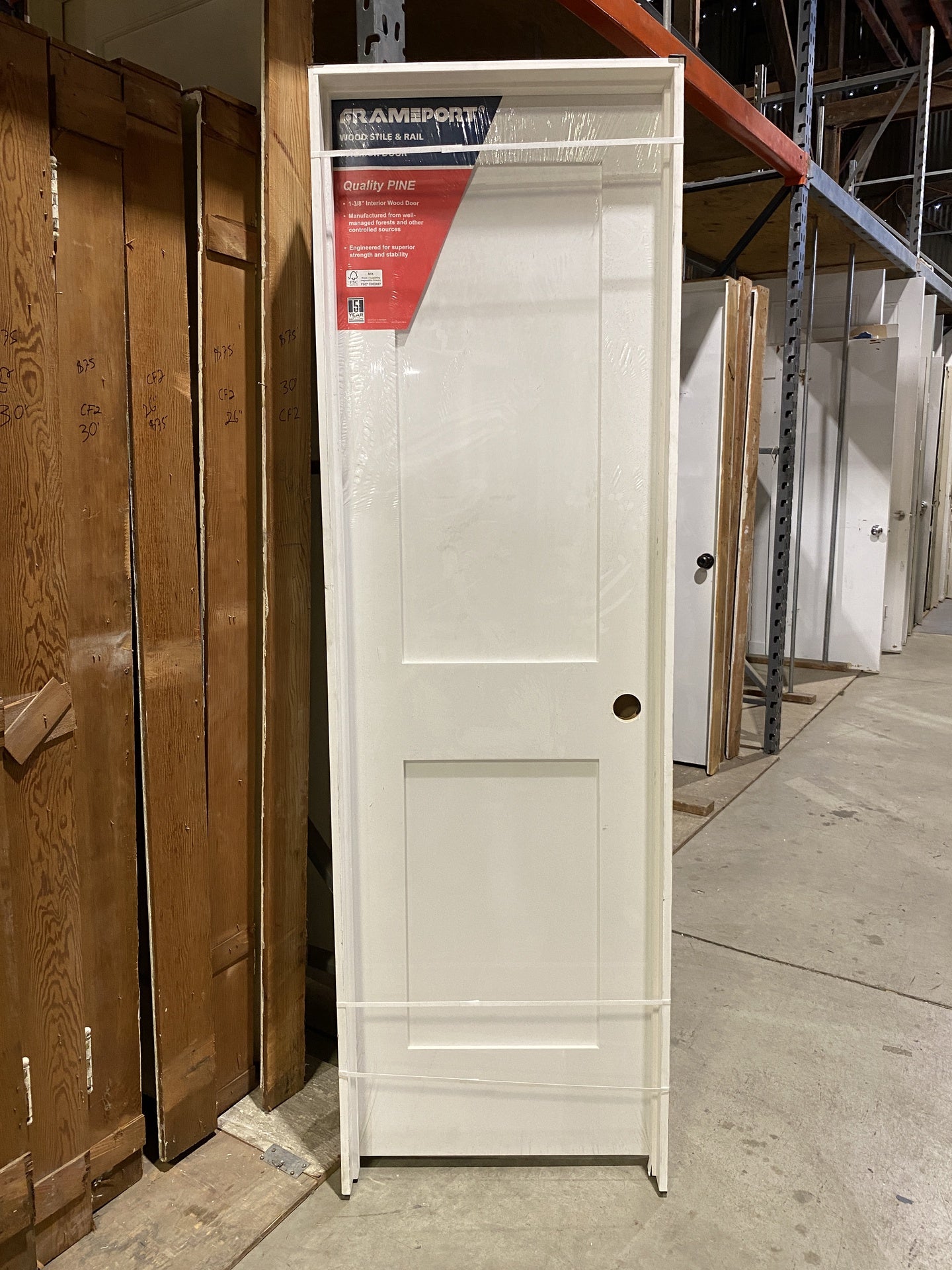 Frameport Pre-Hung Pine Door 24in LOW