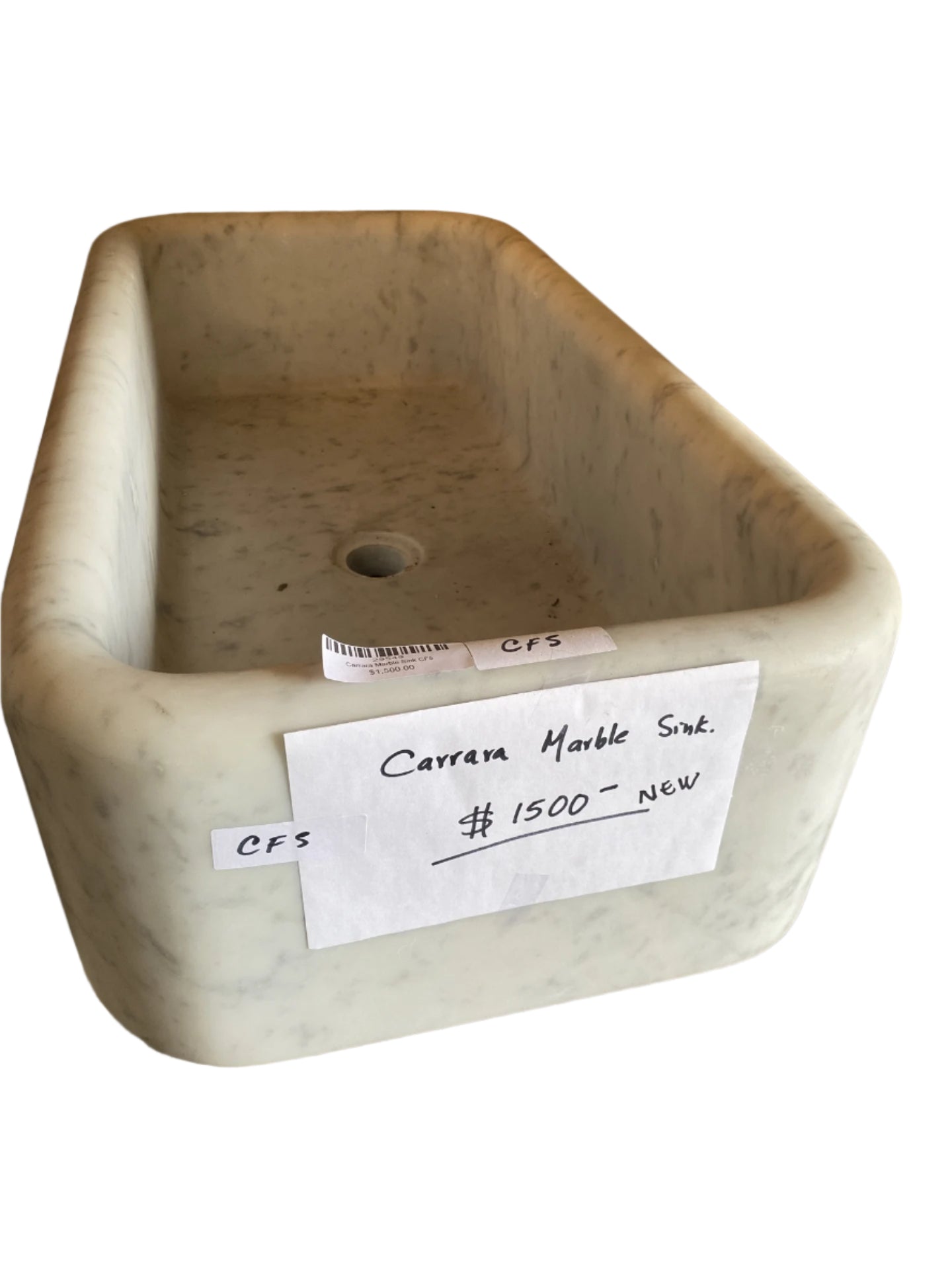 Carrara Marble Sink CF5