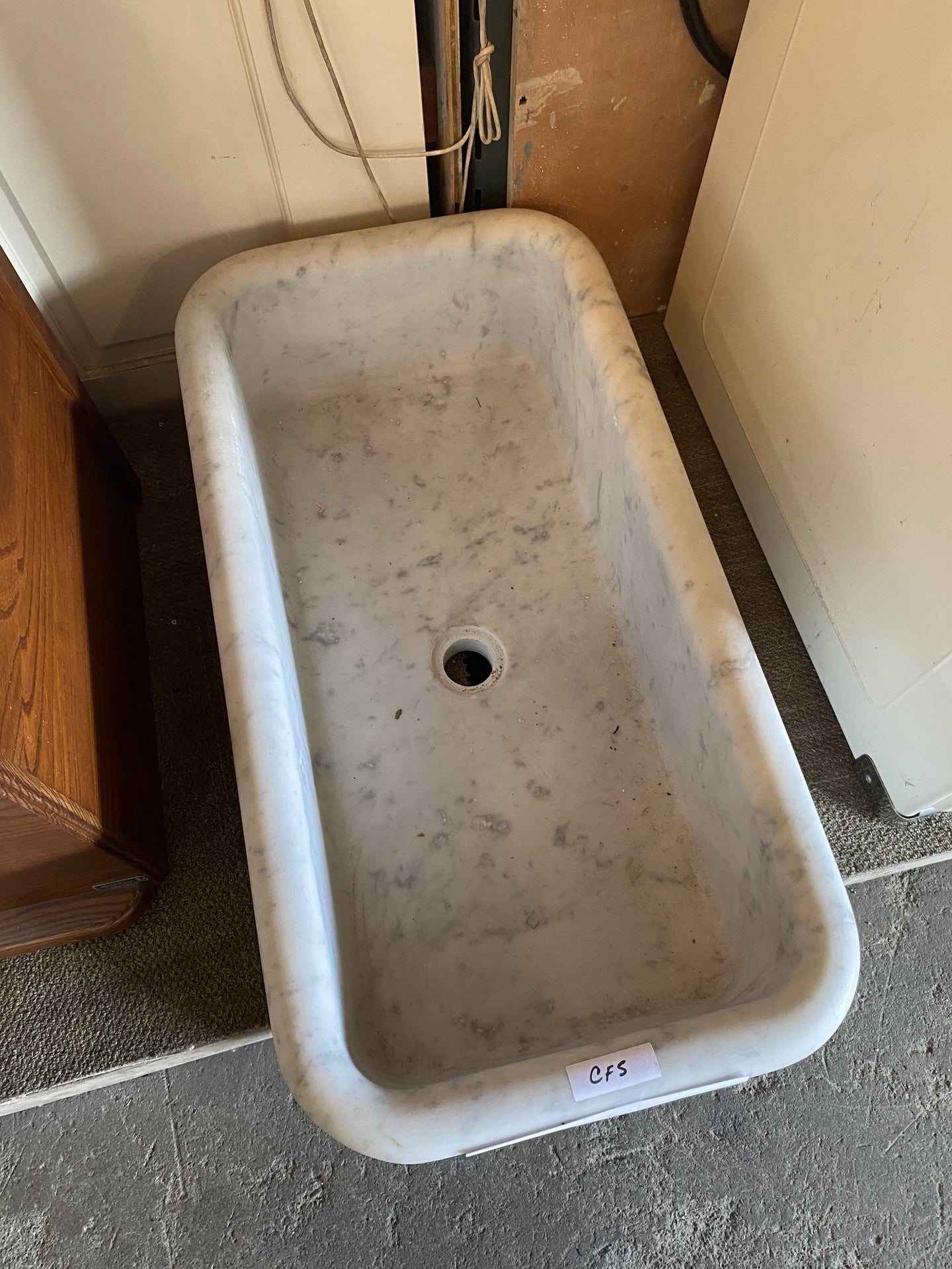 Carrara Marble Sink CF5