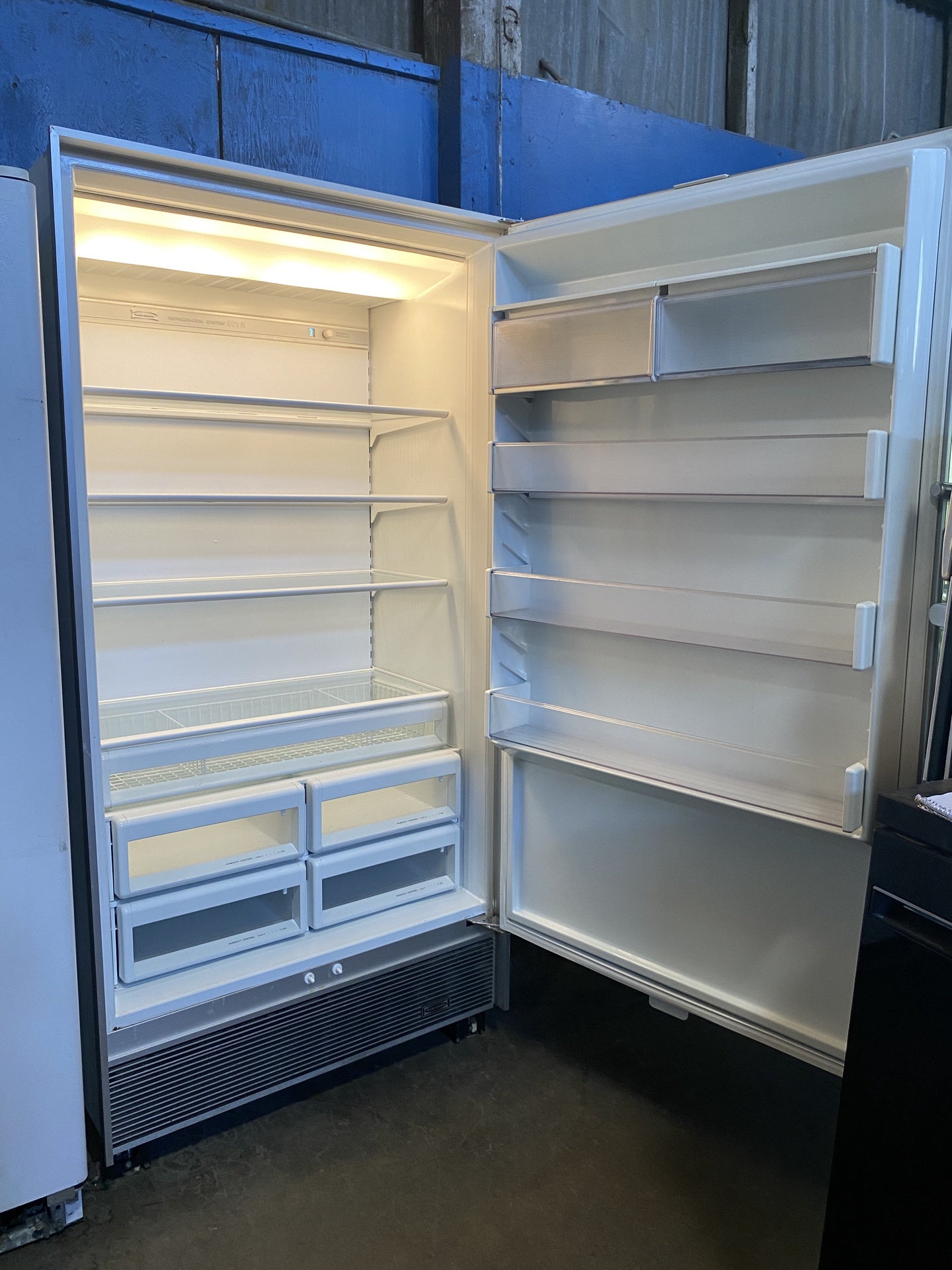 Wood Panel SubZero Refrigerator CE6