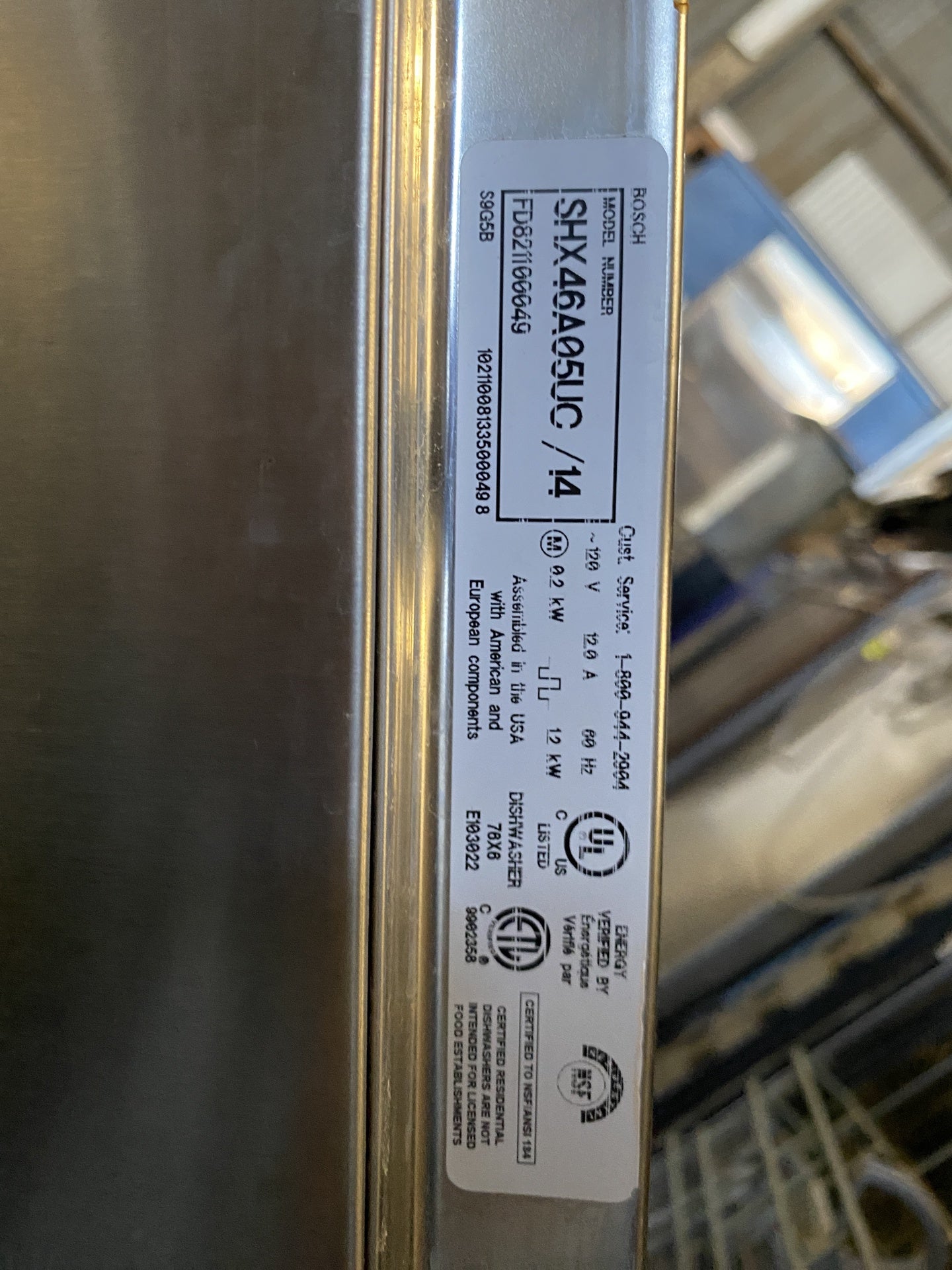 Bosch Dishwasher BV1