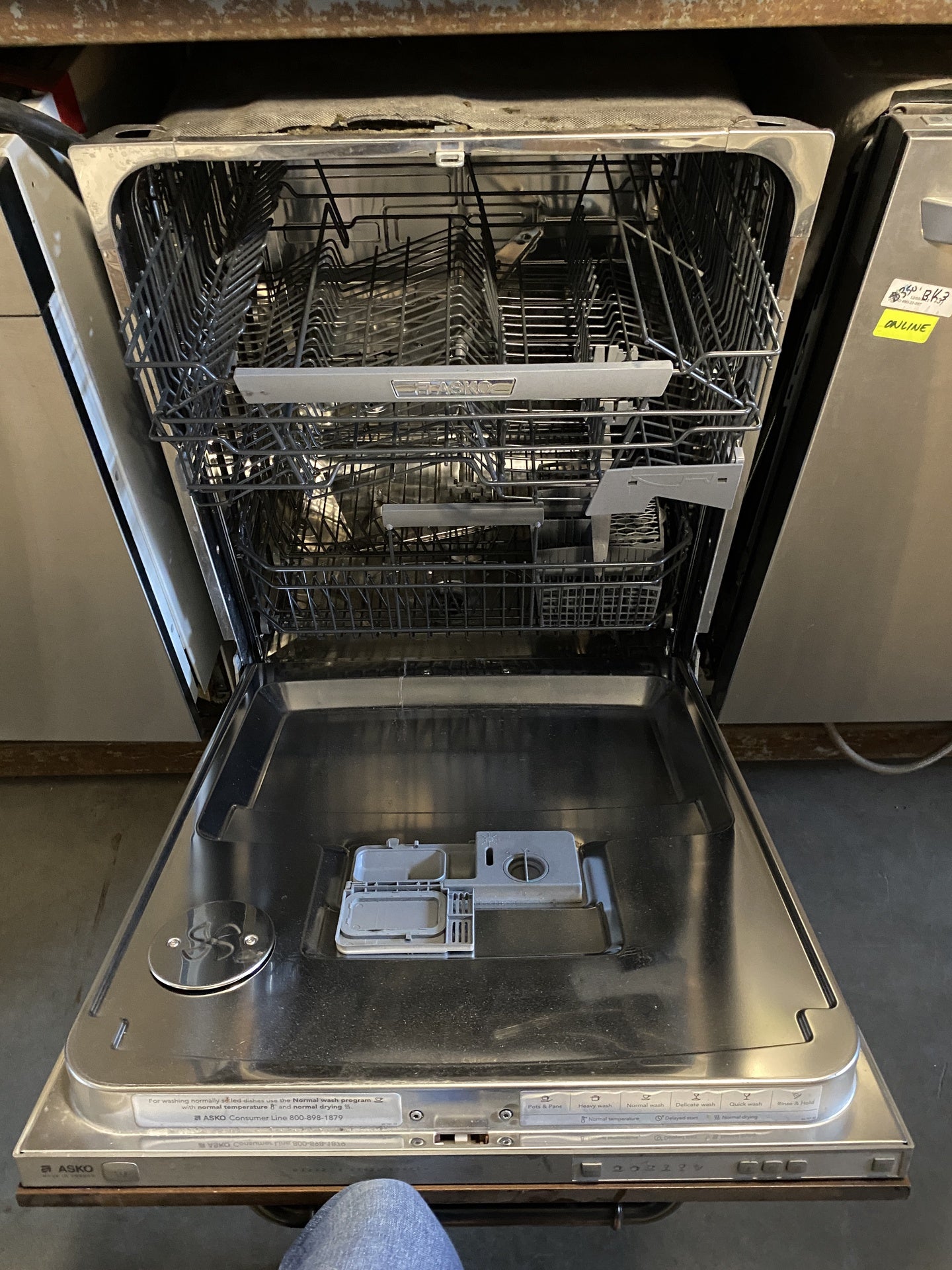 Asko Wood Panel Dishwasher CB6