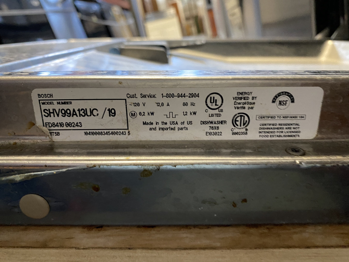 Bosch Apexx Dishwasher BY3