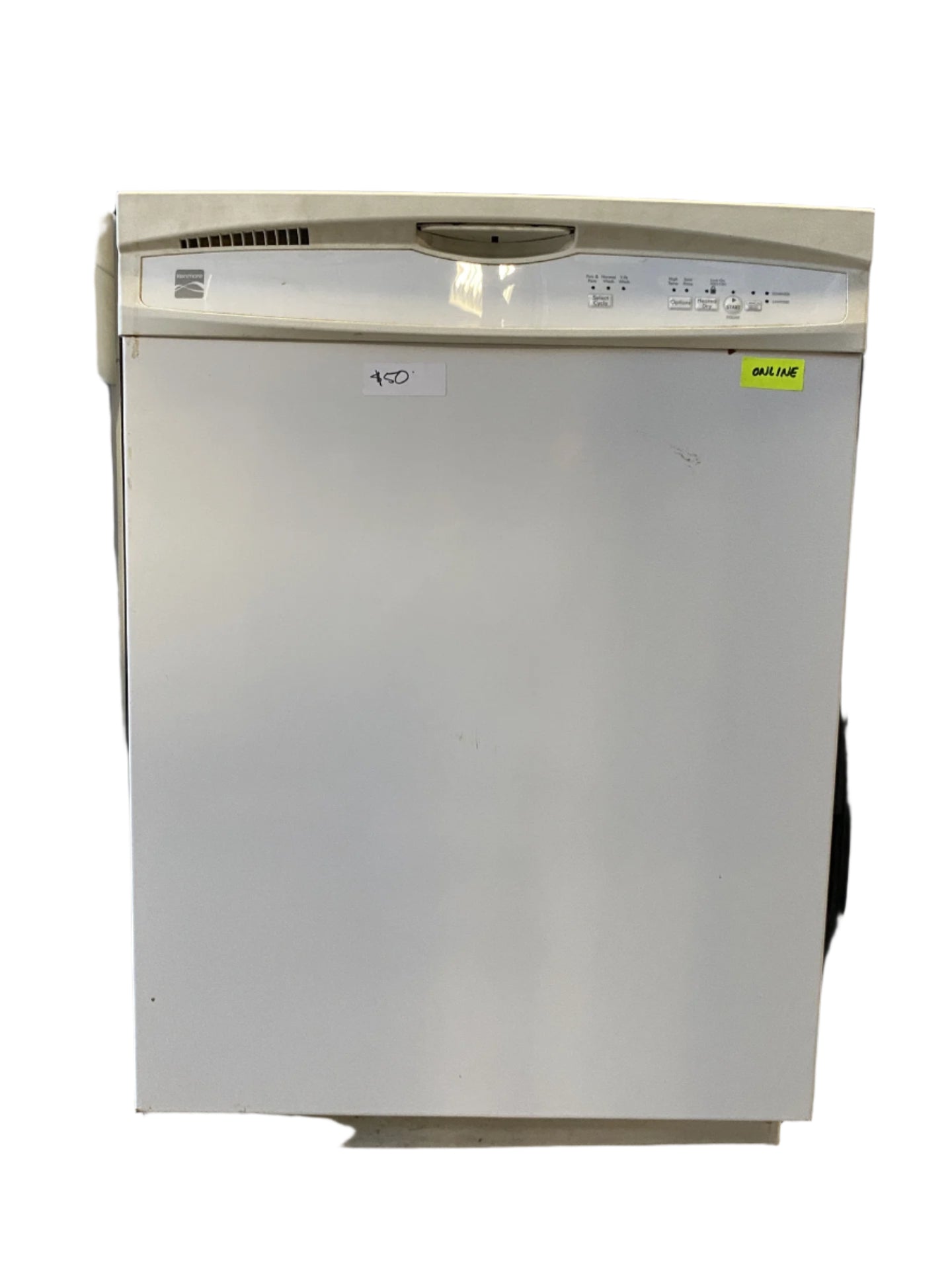 White Kenmore Dishwasher TRP