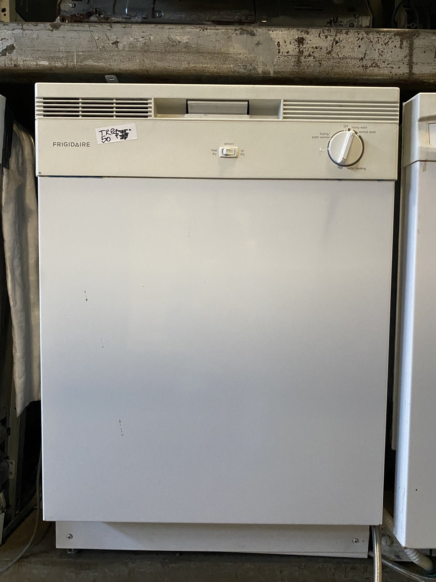 White Frigidaire Dishwasher TRP