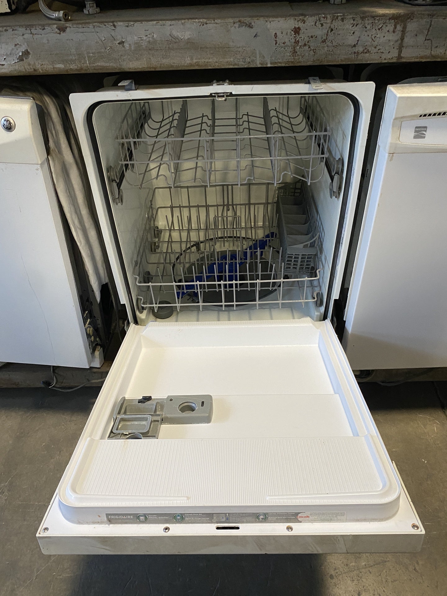 White Frigidaire Dishwasher TRP