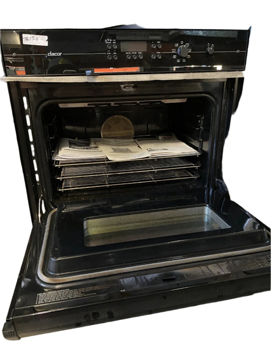 Black Dacor Single Oven TRP