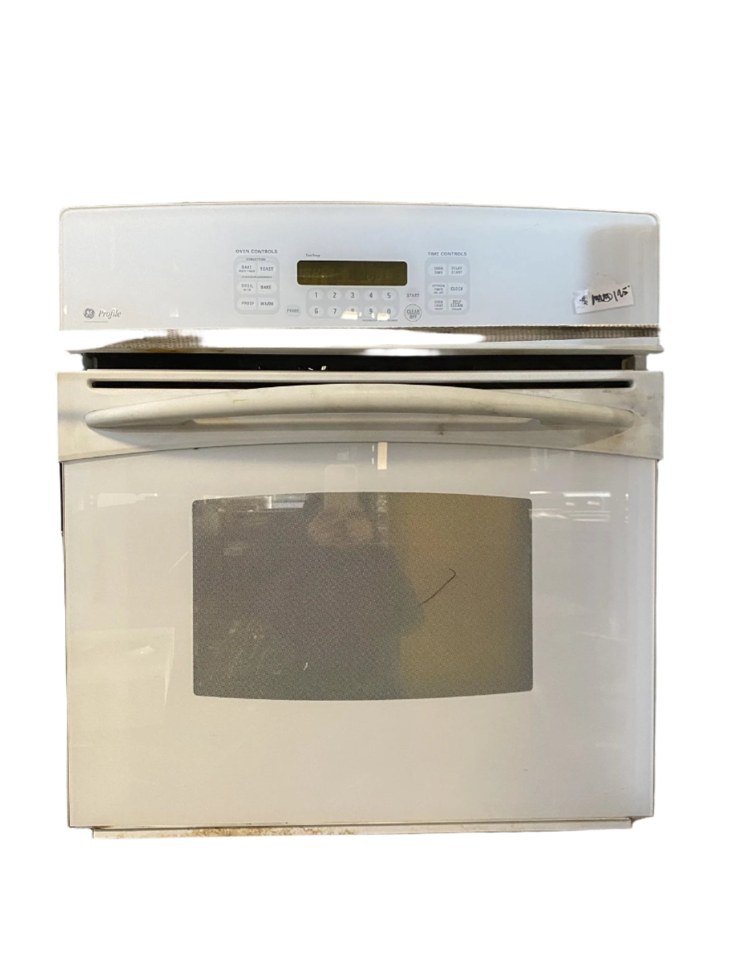 White GE Profile Single Oven TRP