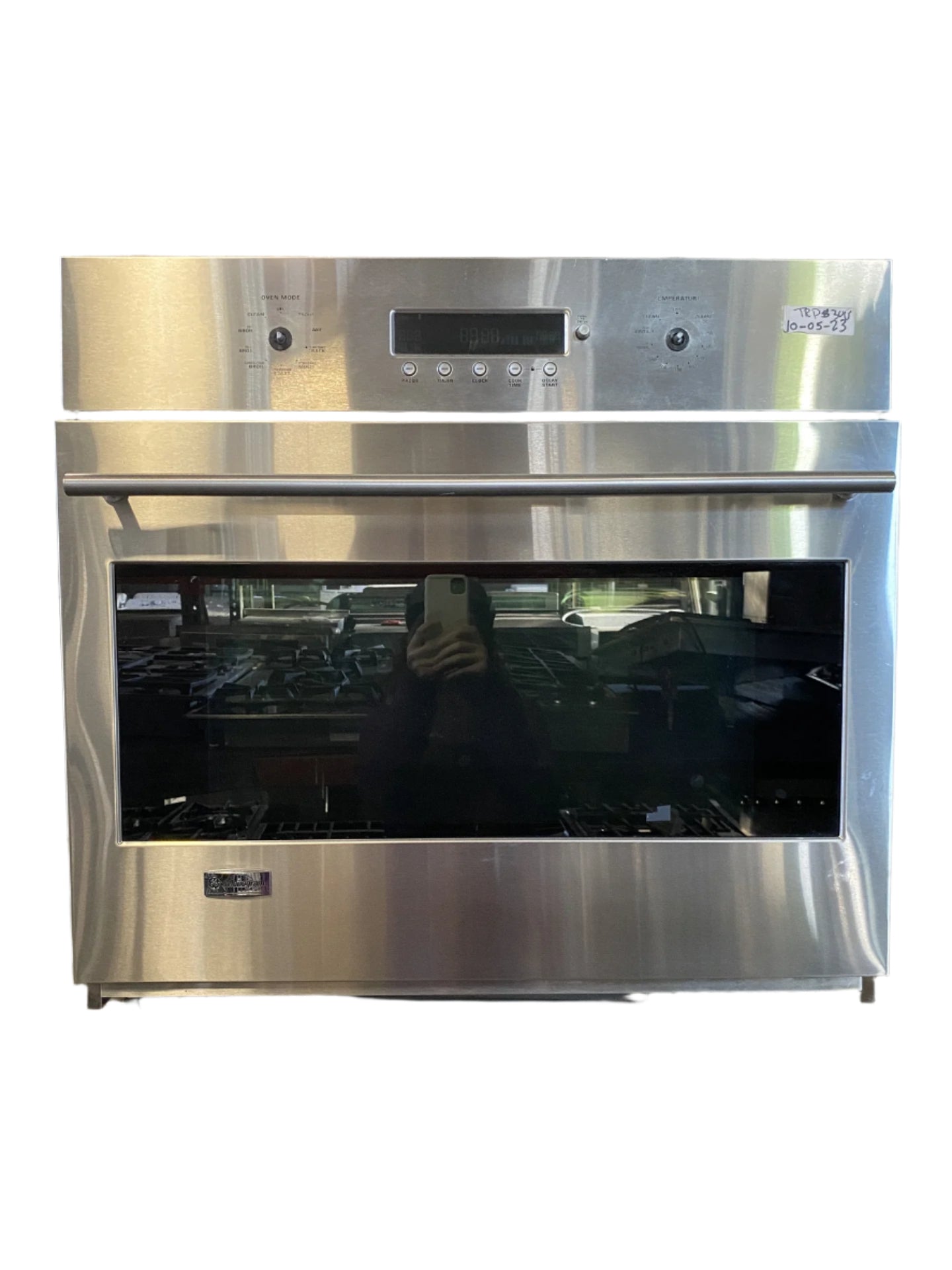 Silver Monogram Single Oven TRP