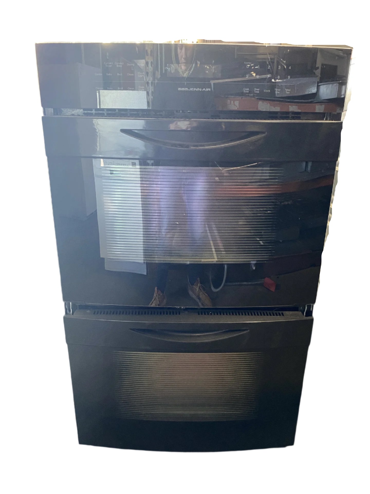 Black Jenn Air Double Oven TRP