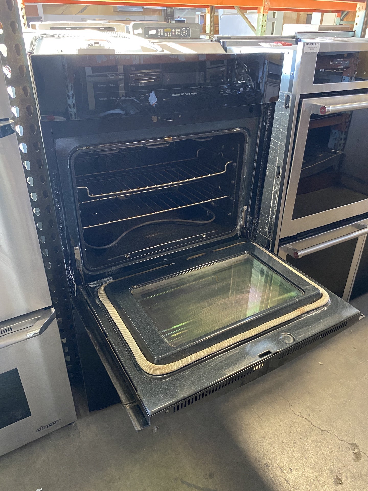 Black Jenn Air Double Oven TRP
