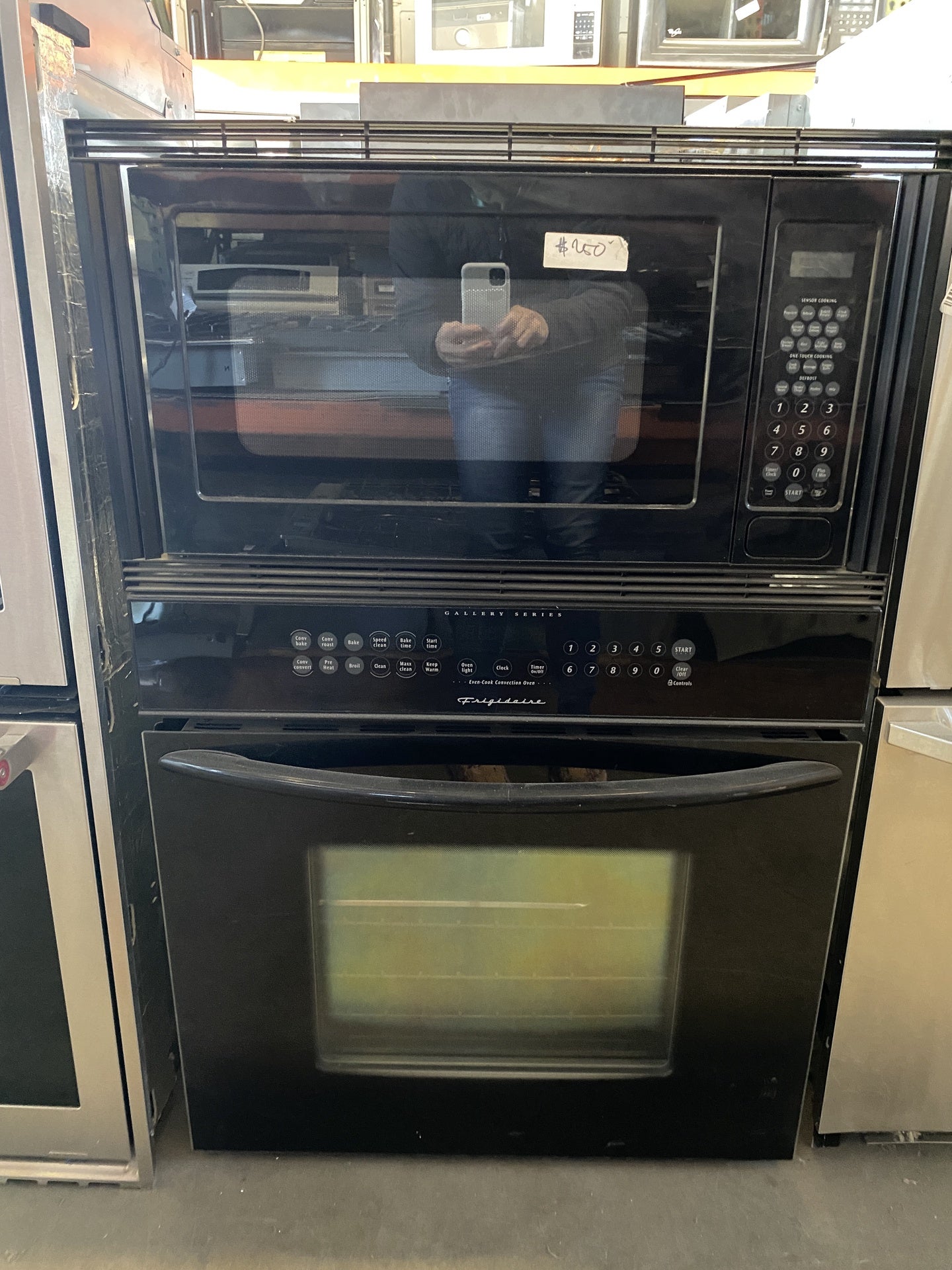 Black Frigidaire Double Oven TRP