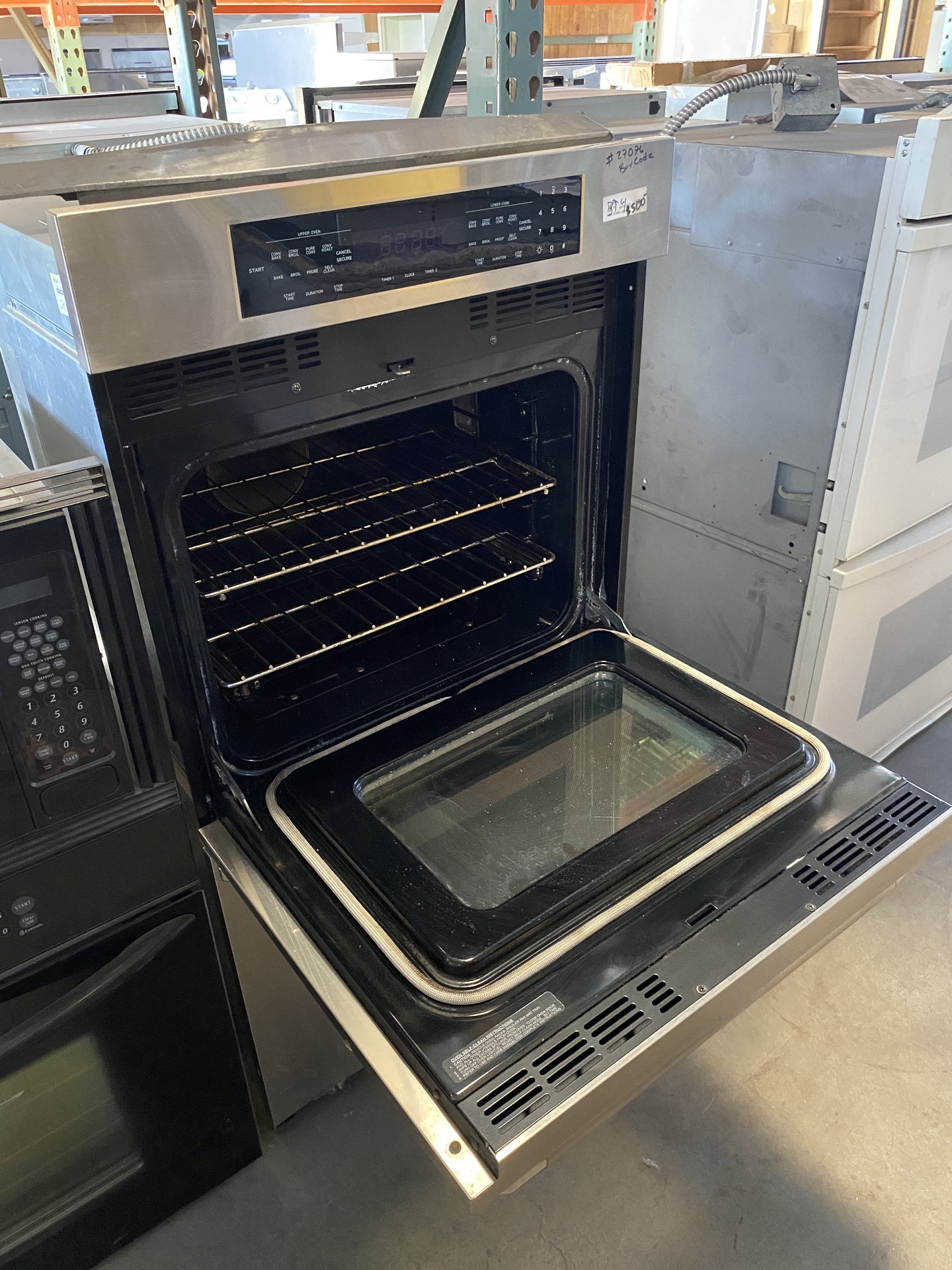 Silver Dacor Double Oven BT4