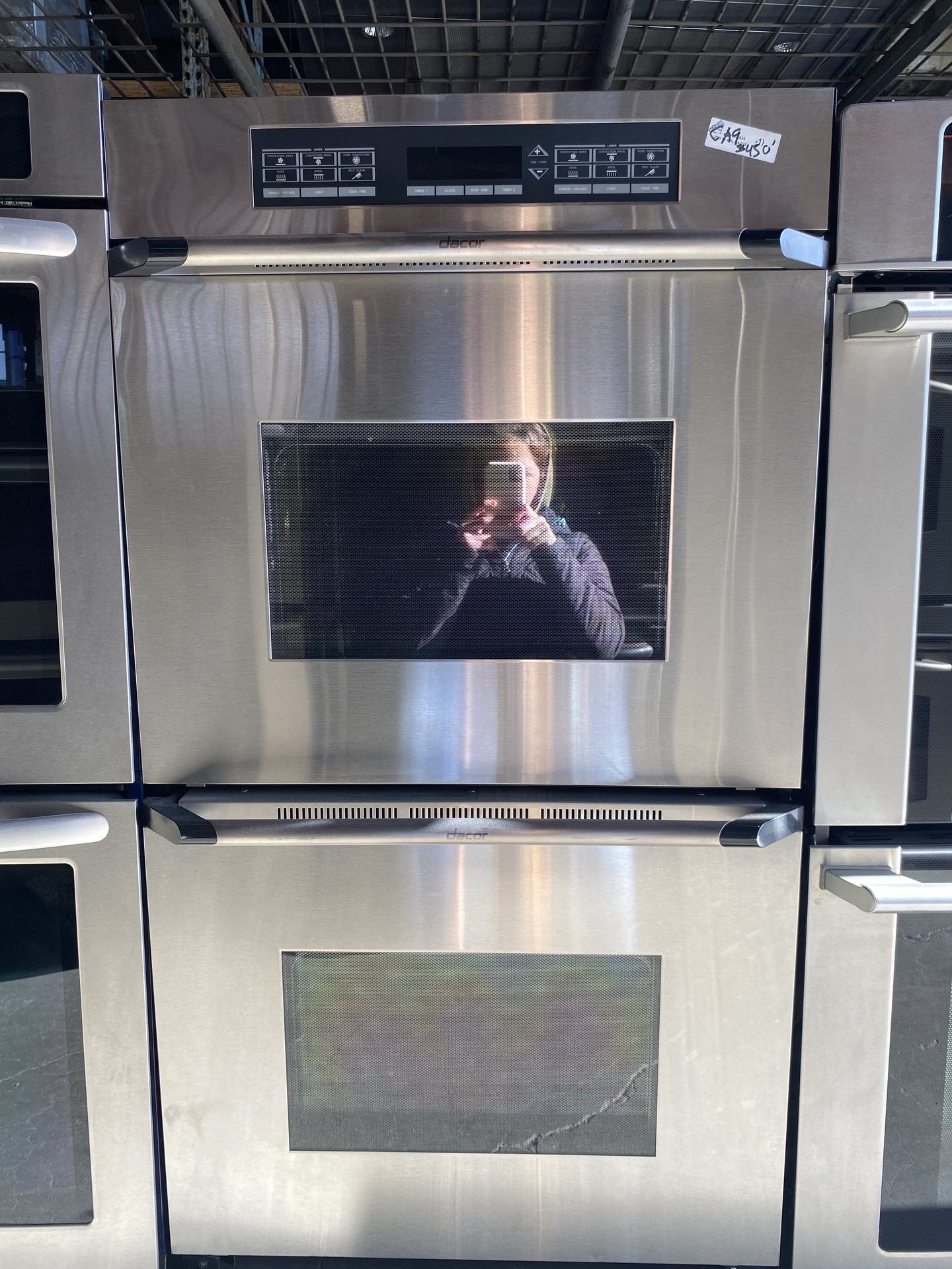 Silver Dacor Double Oven CA9
